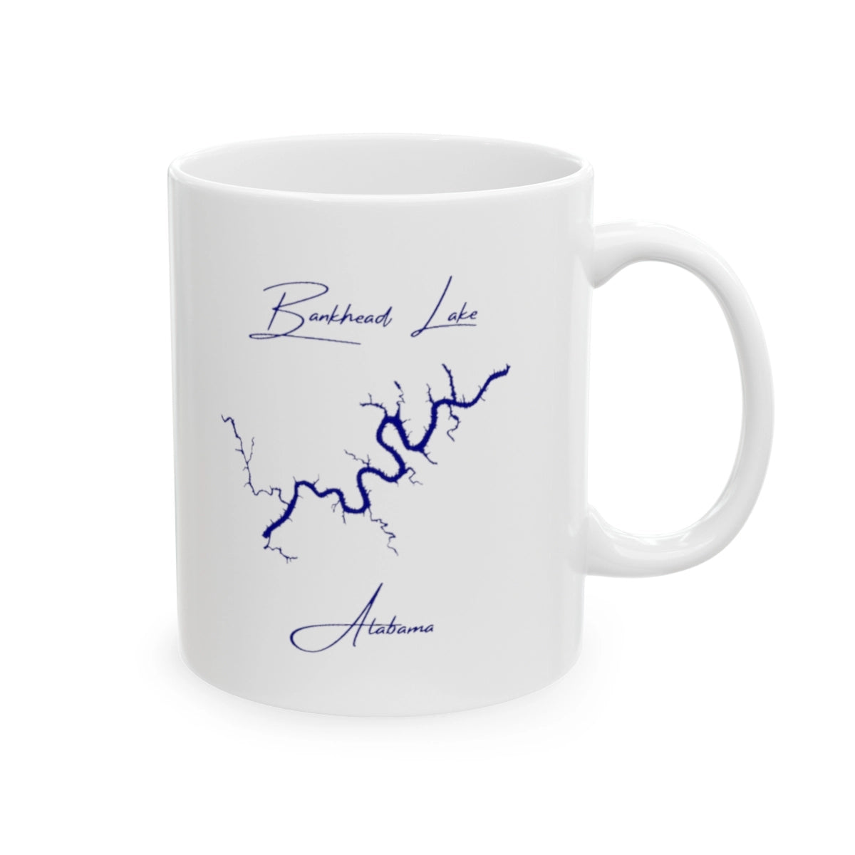 Alabama Bankhead Lake Ceramic Mug other position view from right 11oz.webp