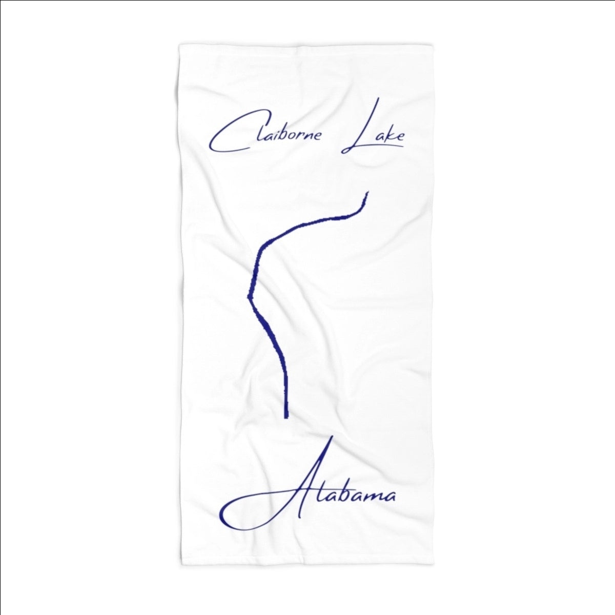 Alabama Claiborne Lake Beach Towel front position view from front 36 x 72.webp