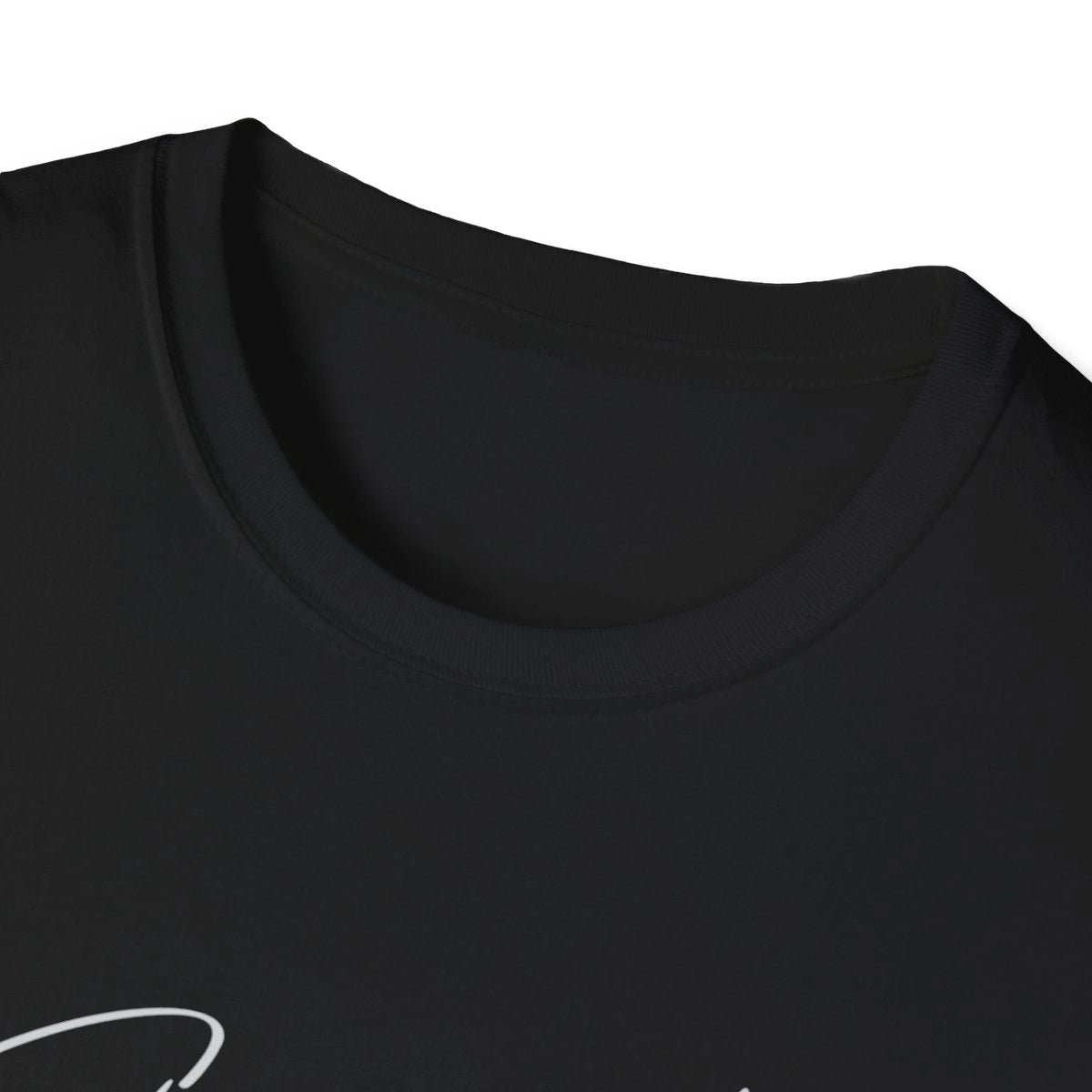 Alabama Claiborne Lake T-shirt other position view from front-collar-closeup black.webp