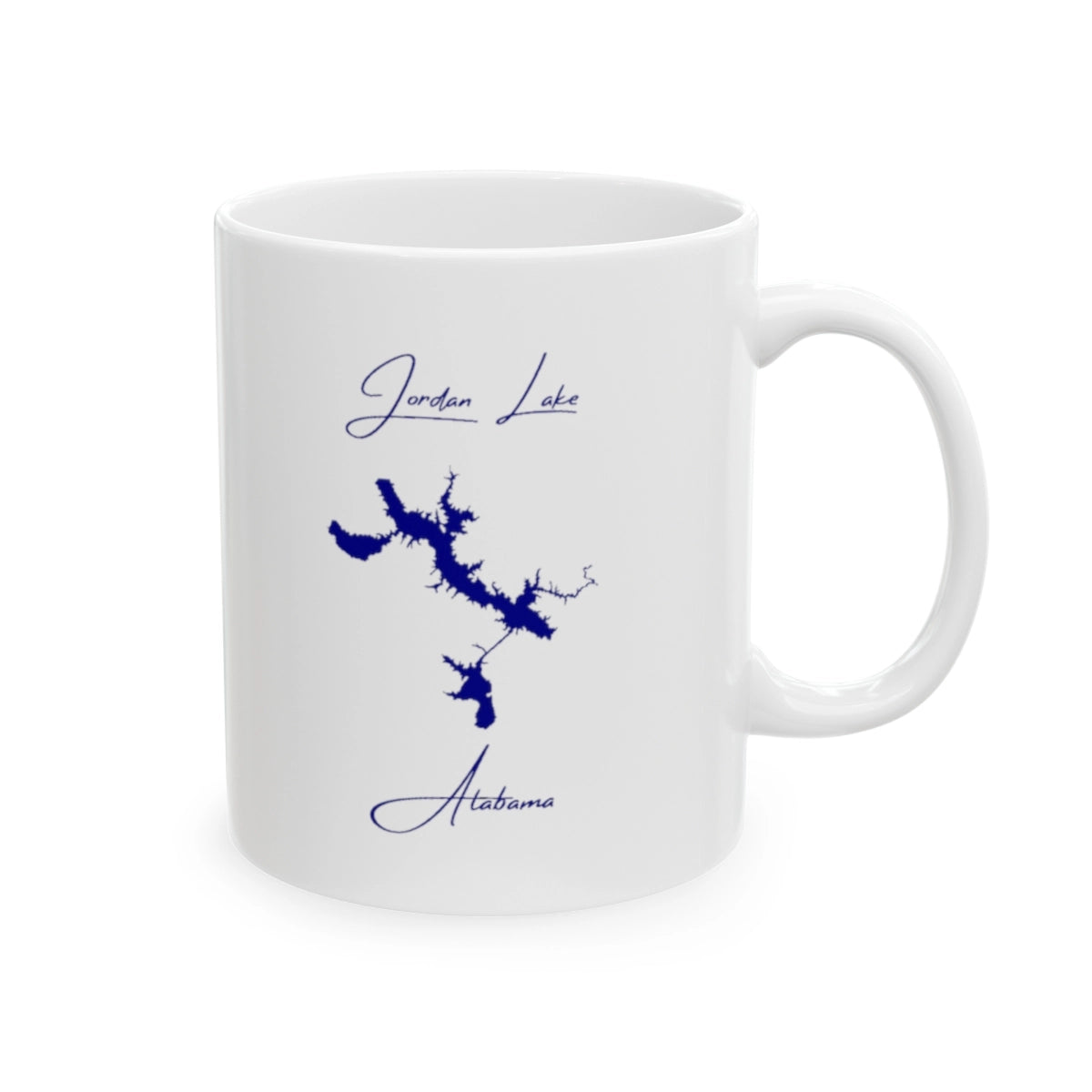 Alabama Jordan Lake Ceramic Mug other position view from right 11oz.webp