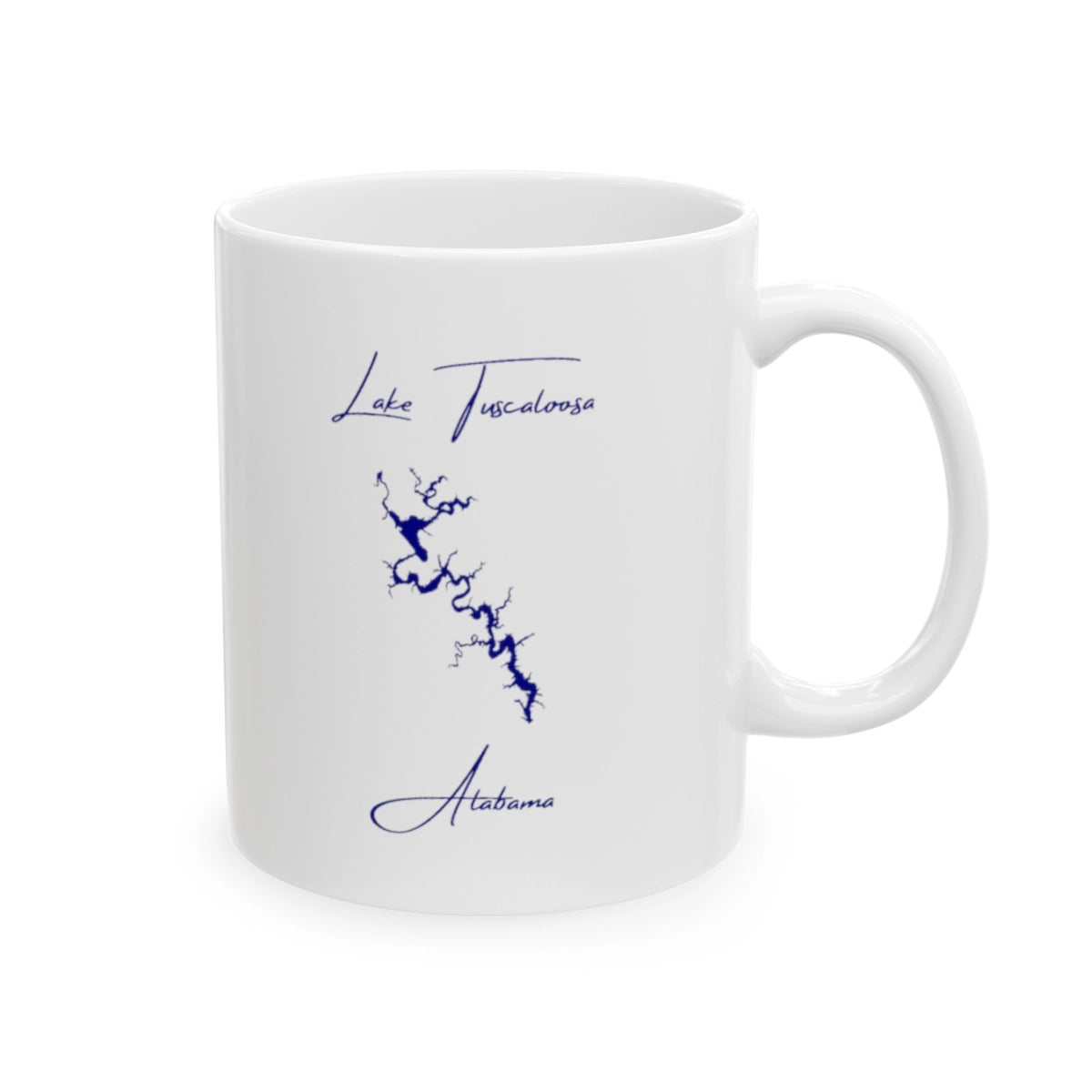 Alabama Lake Tuscaloosa Ceramic Mug other position view from right 11oz.webp