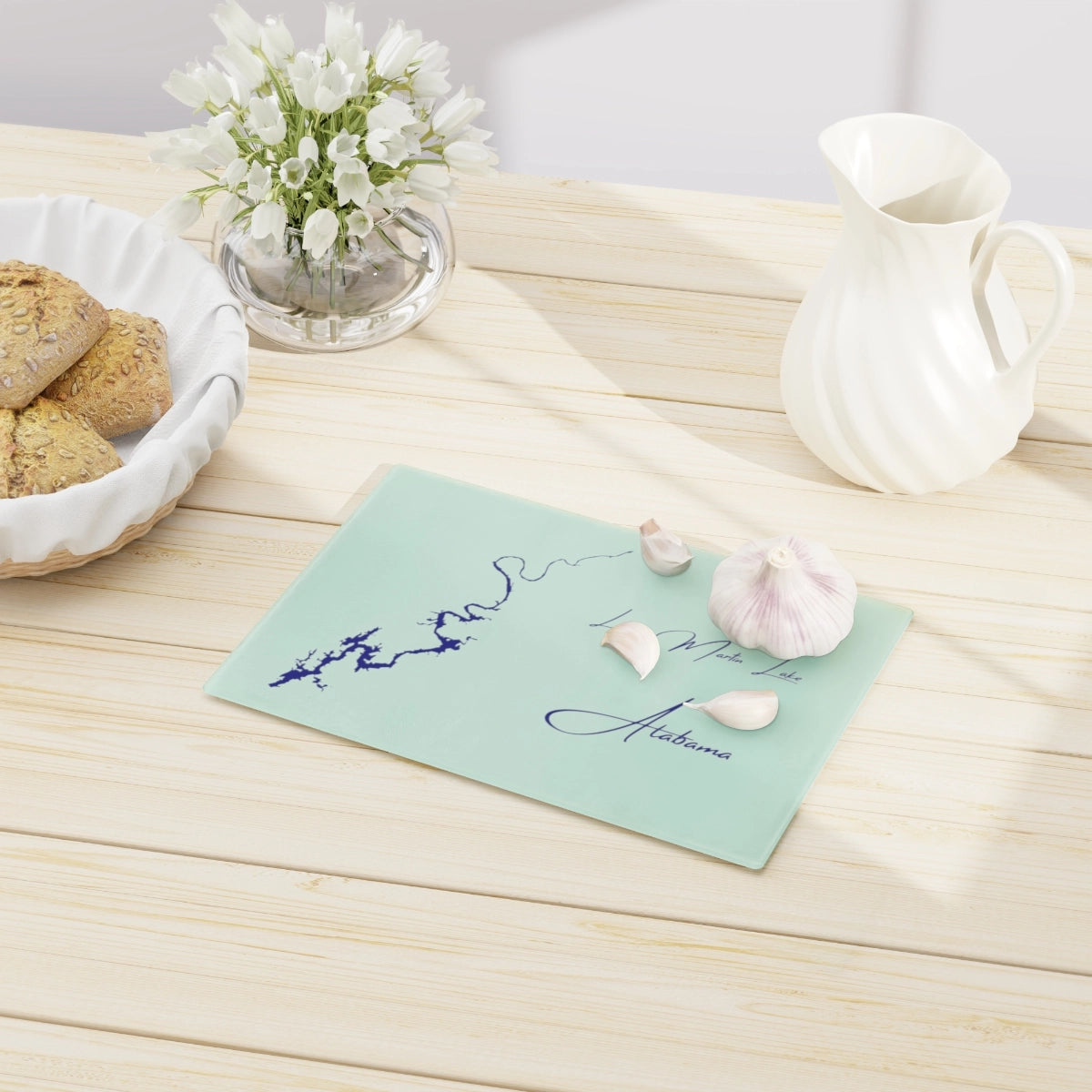 Alabama Logan Martin Lake Cutting Board other position view from context-1 small.webp