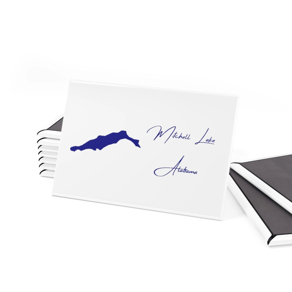 Alabama Mitchell Lake Magnet front position view from set 2 x 3.webp