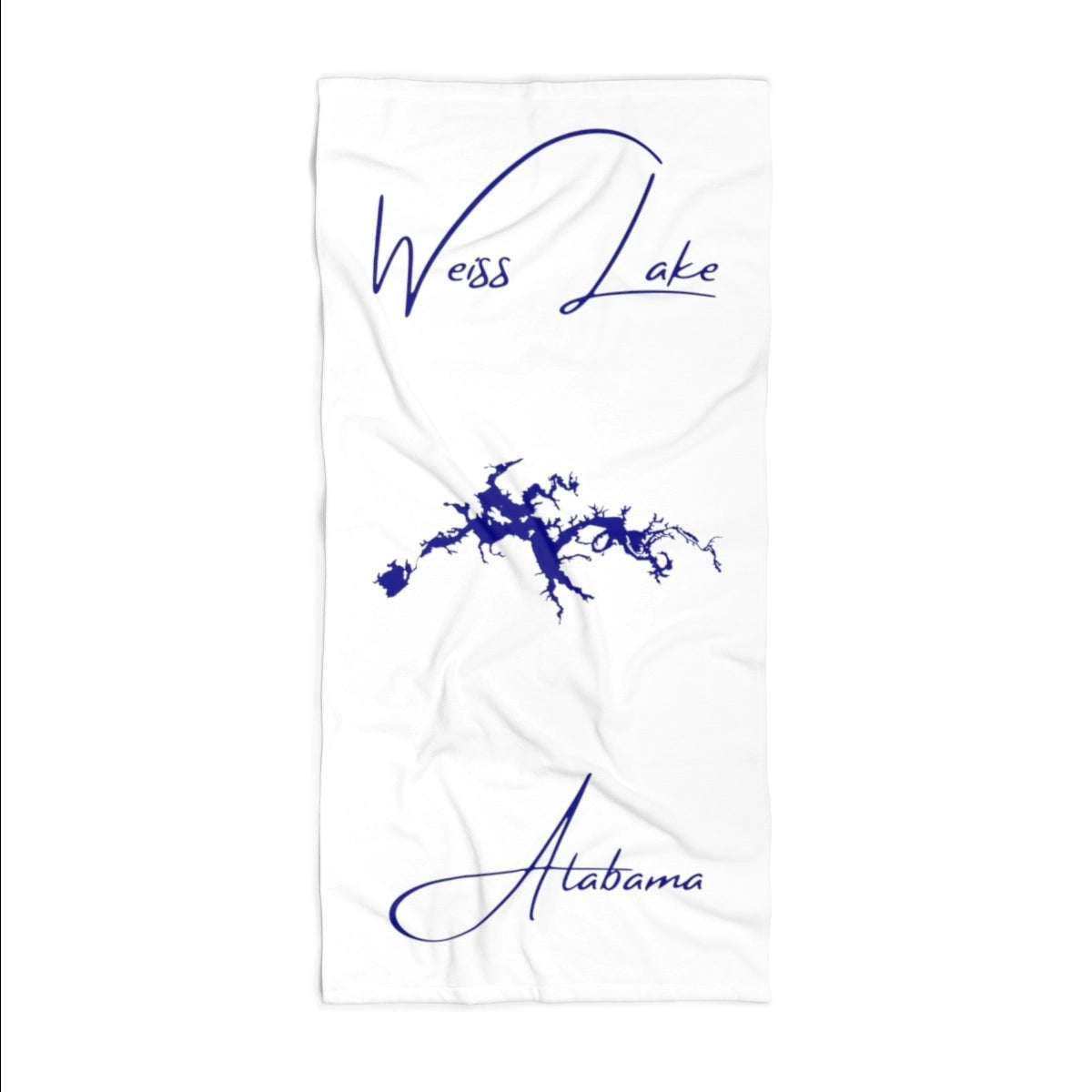 Alabama Weiss Lake Beach Towel front position view from front 36 x 72.webp