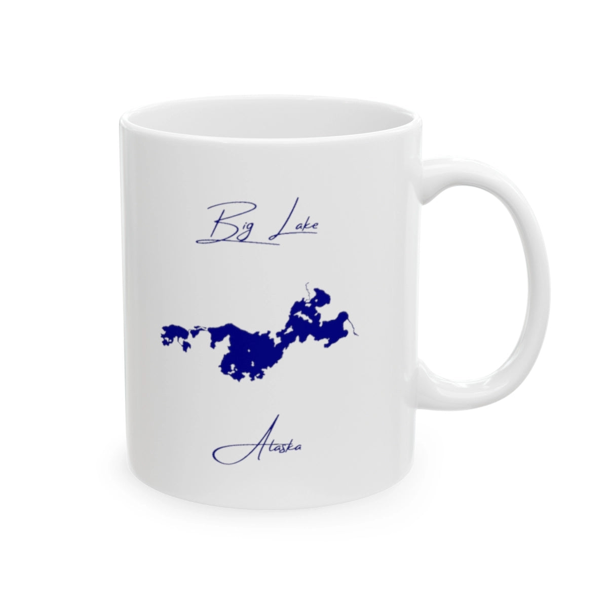 Alaska Big Lake Ceramic Mug other position view from right 11oz.webp