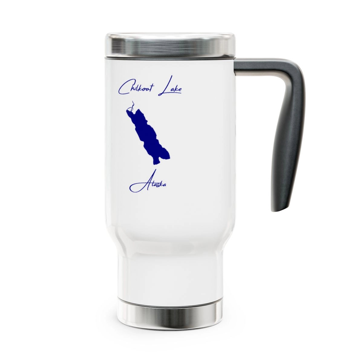 Alaska Chilkoot Lake Travel Mug other position view from right 14oz.webp