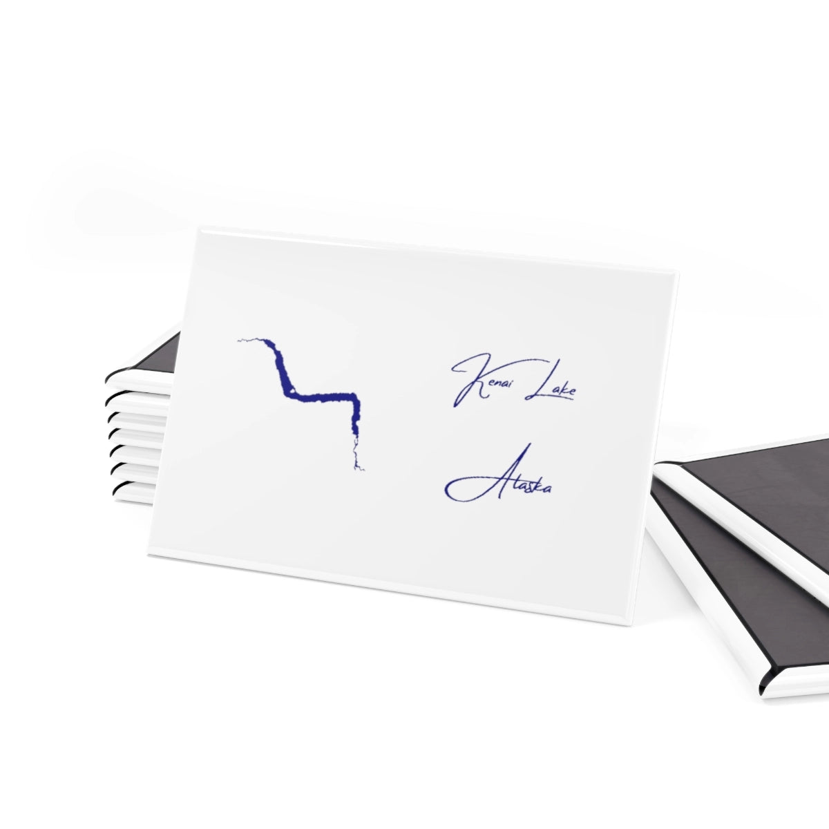 Alaska Kenai Lake Magnet front position view from set 2 x 3.webp