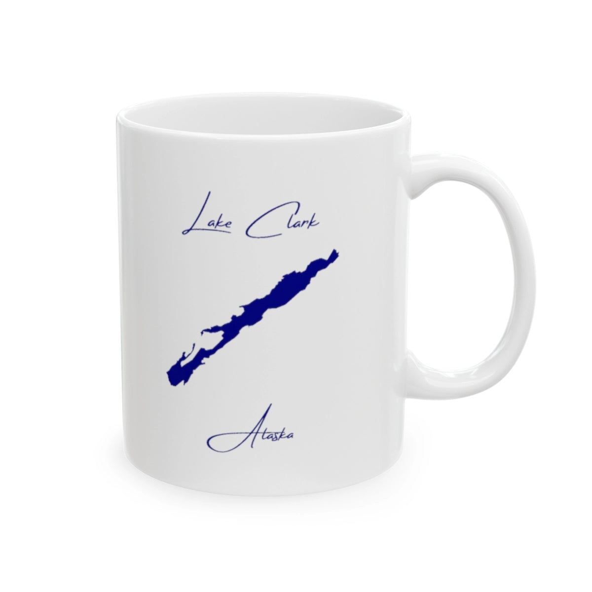 Alaska Lake Clark Ceramic Mug other position view from right 11oz.webp