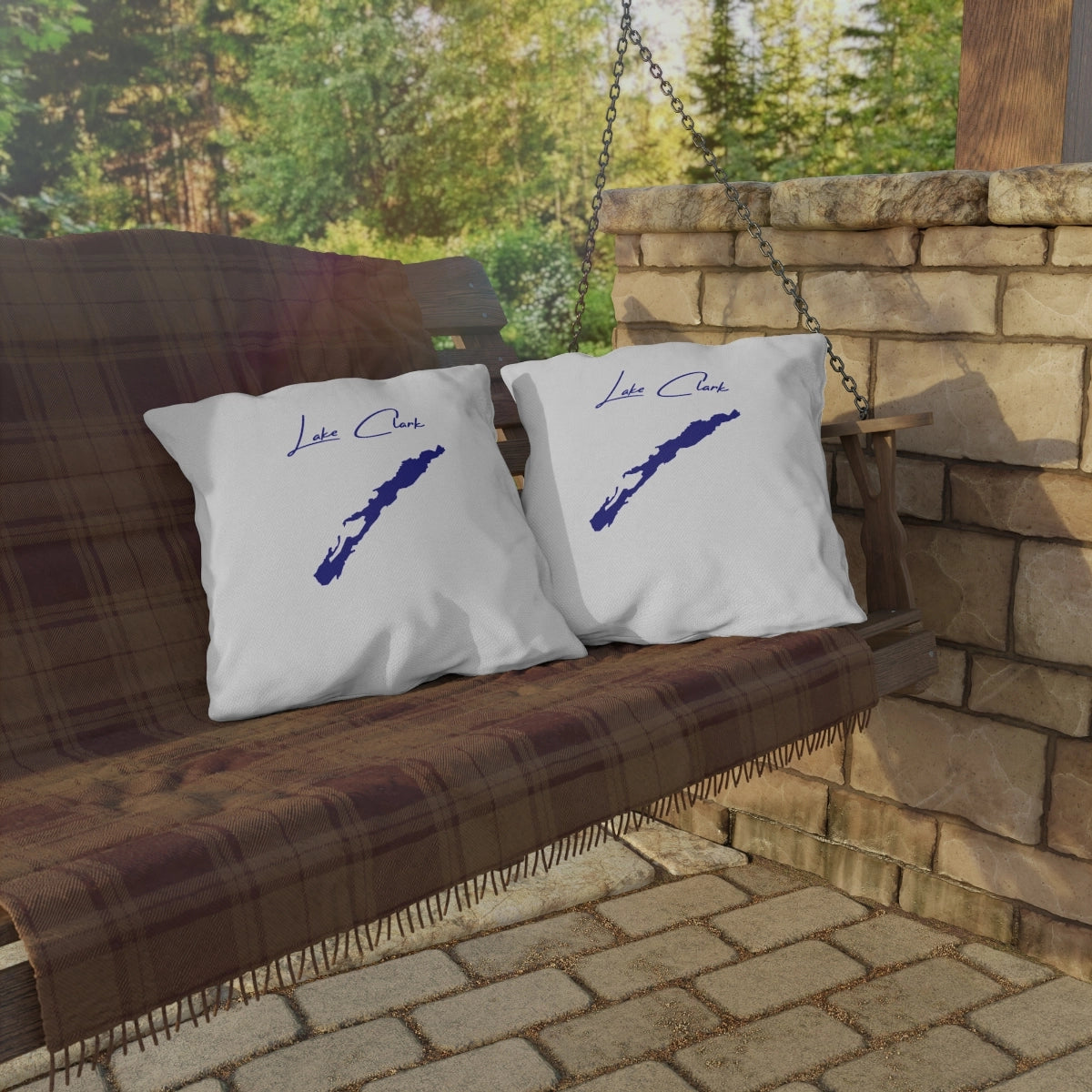 Alaska Lake Clark Outdoor Pillow all position view from context-2 20 x 20.webp