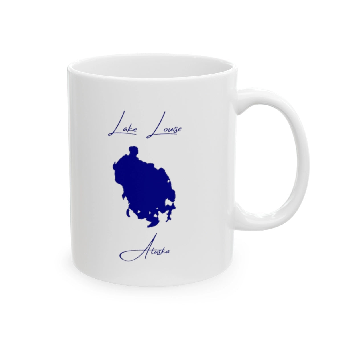 Alaska Lake Louise Ceramic Mug other position view from right 11oz.webp
