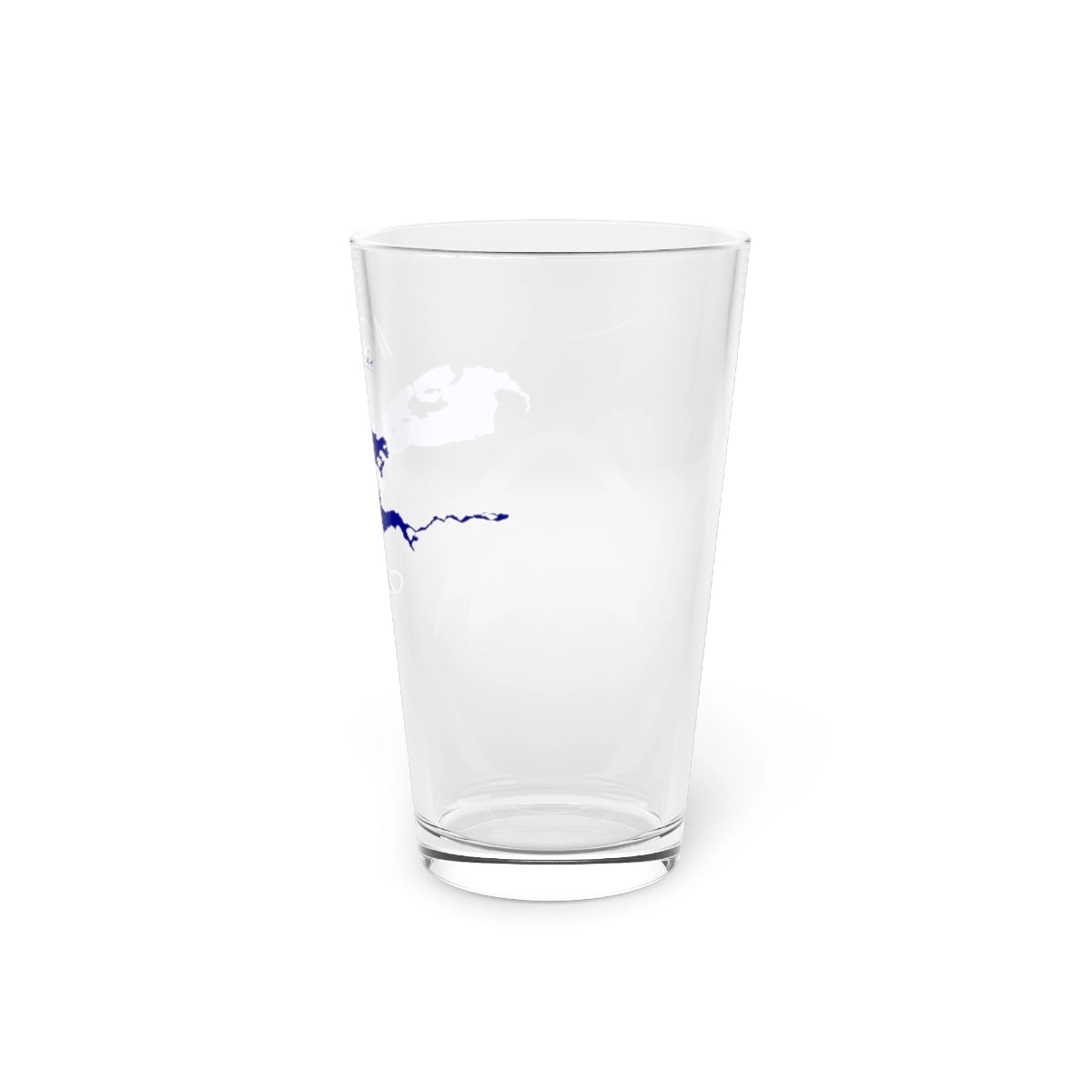 Alaska Naknek Lake 16oz Pint Glass front position view from right 16oz.webp