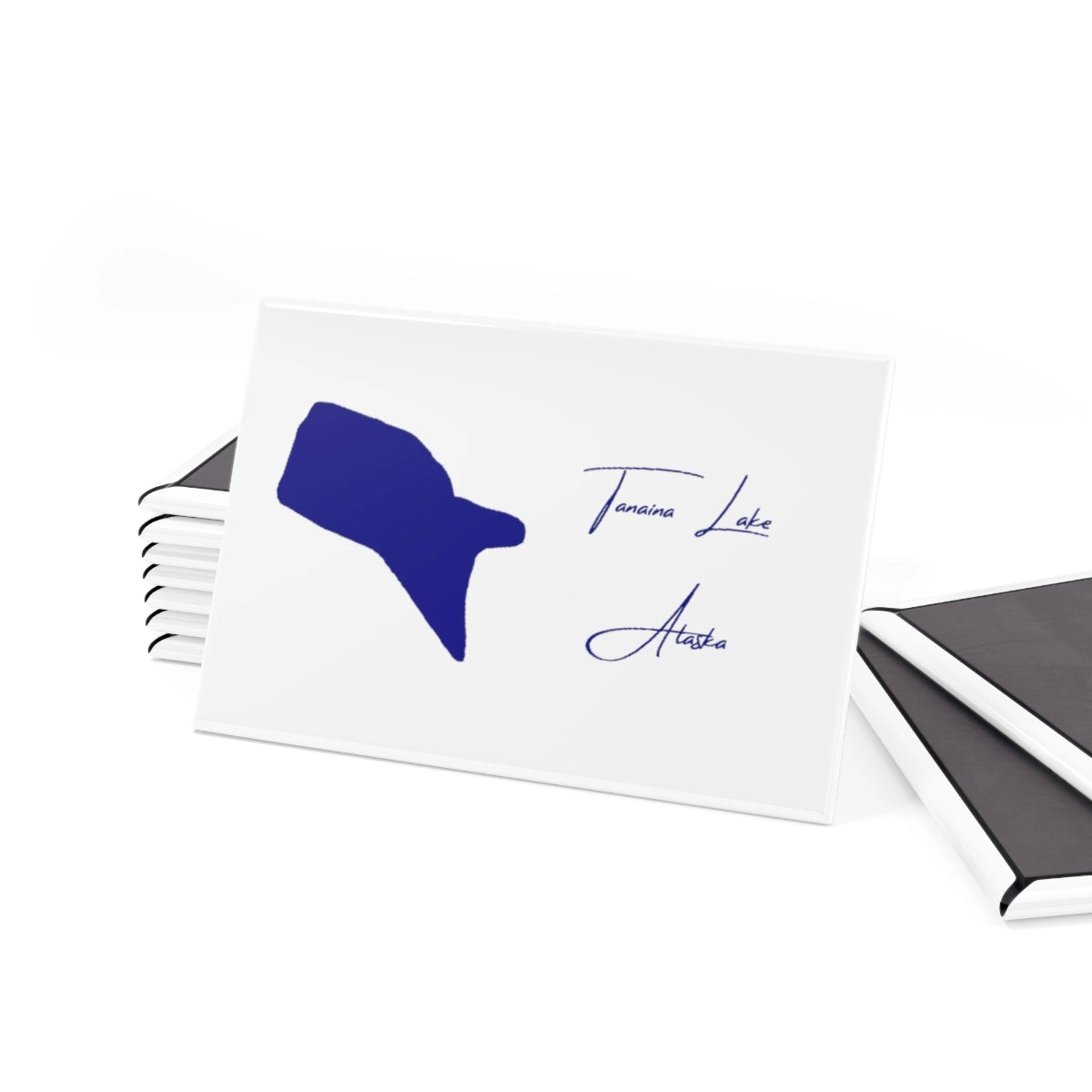 Alaska Tanaina Lake Magnet front position view from set 2 x 3.webp