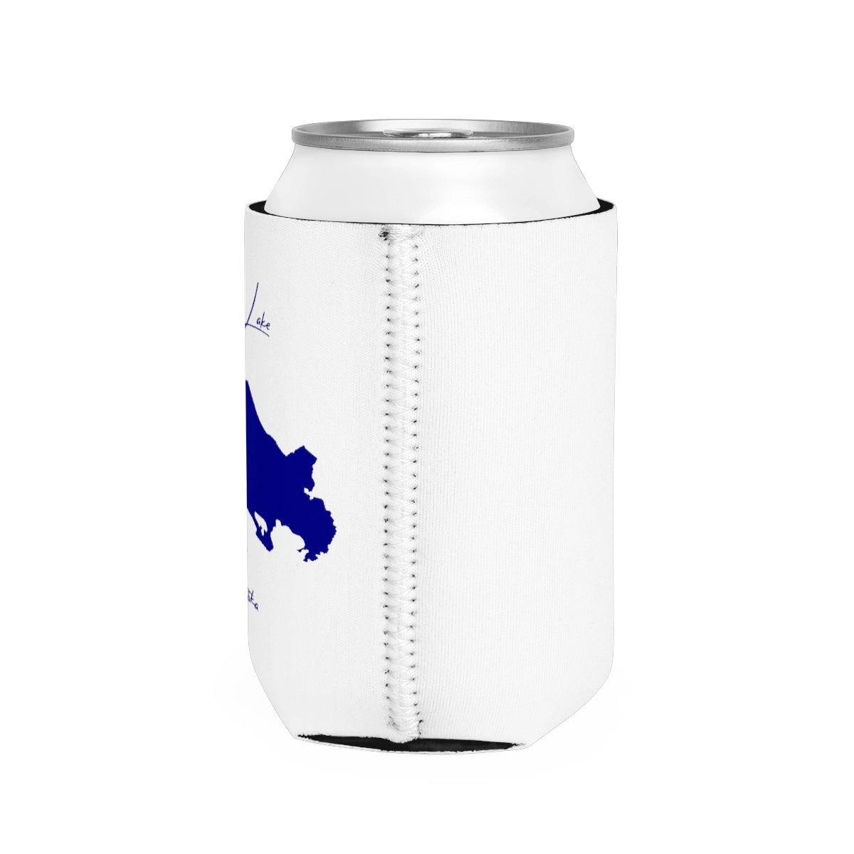 Alaska Tikchik Lake Can Koozie all position view from right white.webp