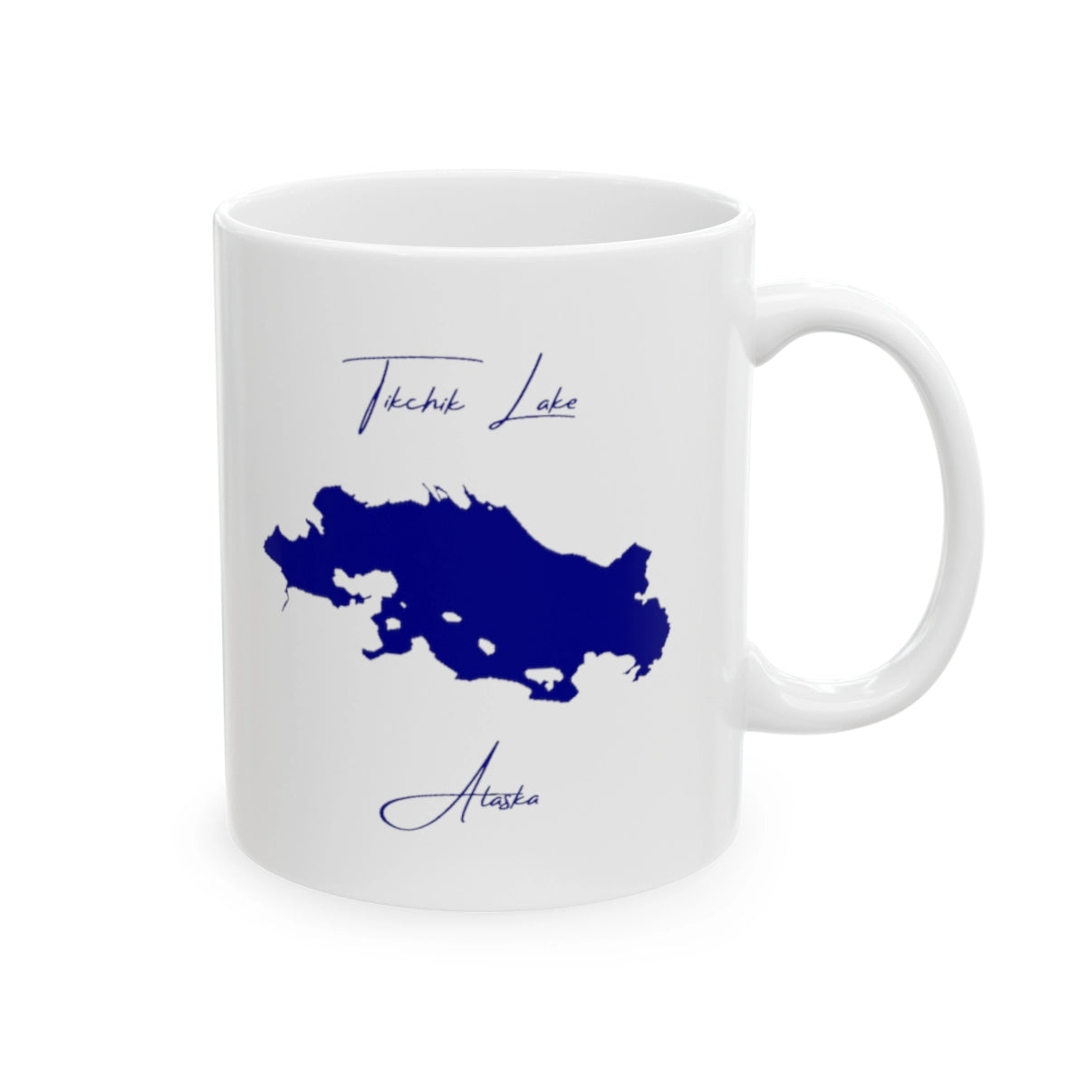 Alaska Tikchik Lake Ceramic Mug other position view from right 11oz.webp