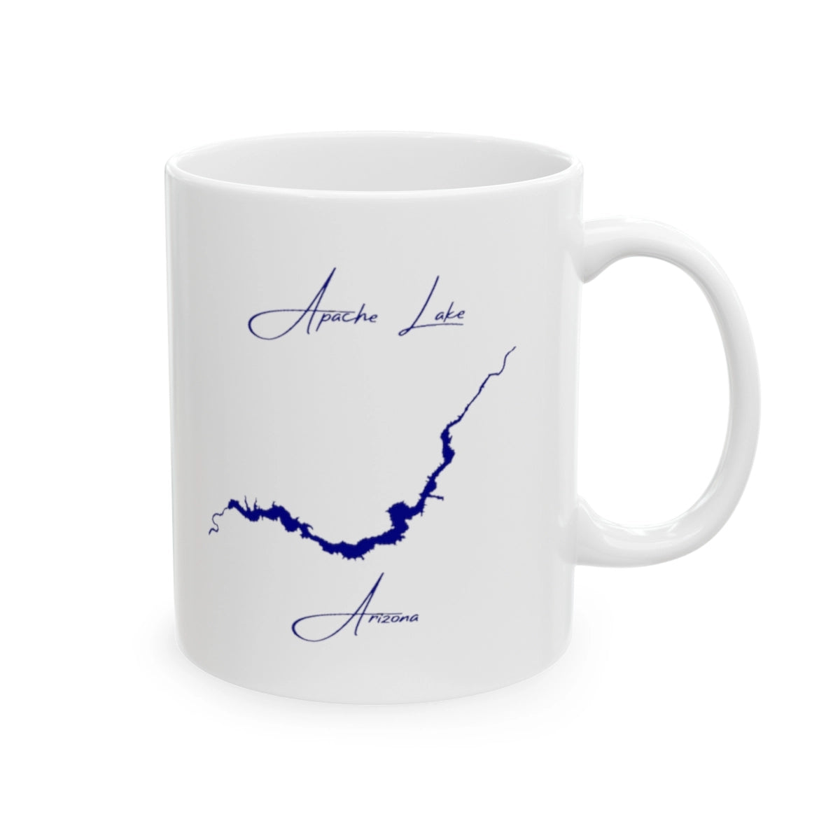 Arizona Apache Lake Ceramic Mug other position view from right 11oz.webp