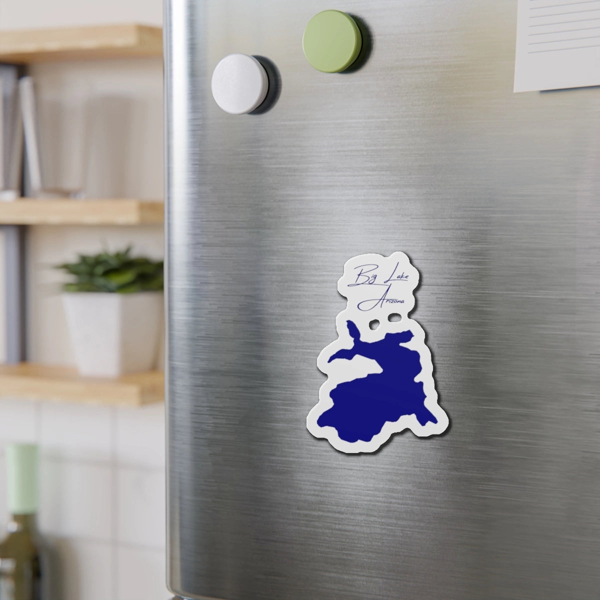 Arizona Big Lake Die Cut Magnet front position view from context-2 4 x 4.webp