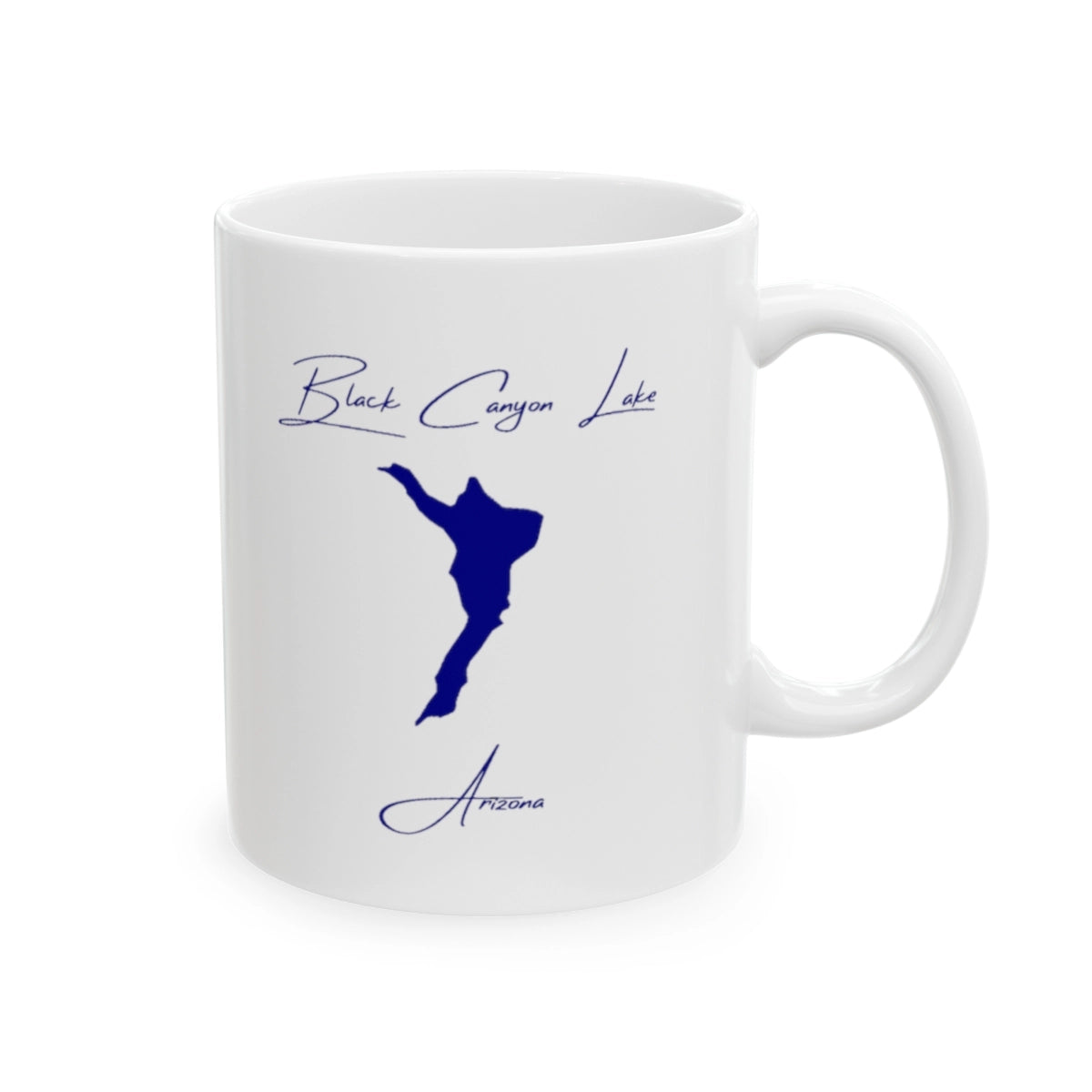 Arizona Black Canyon Lake Ceramic Mug other position view from right 11oz.webp