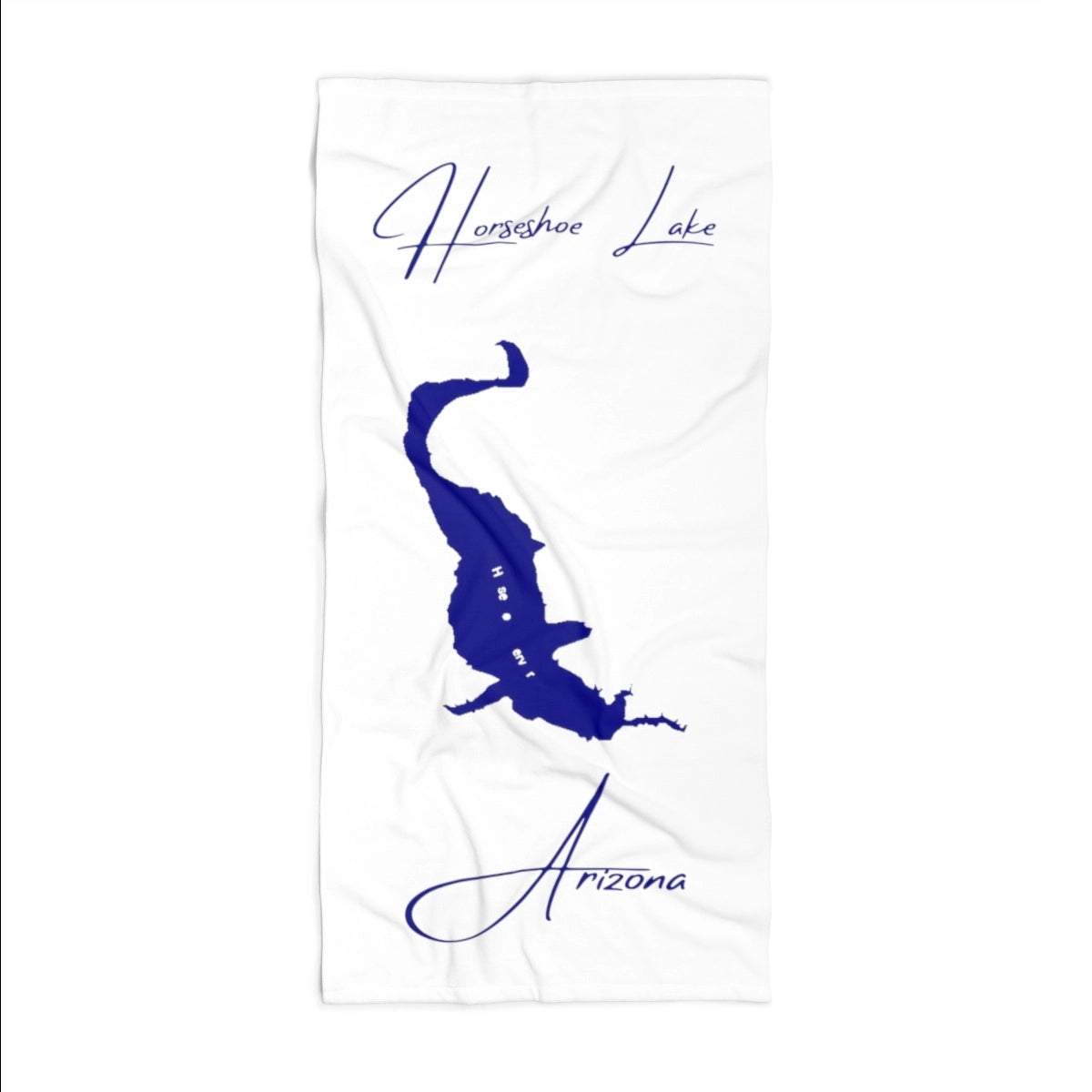 Arizona Horseshoe Lake Beach Towel front position view from front 36 x 72.webp