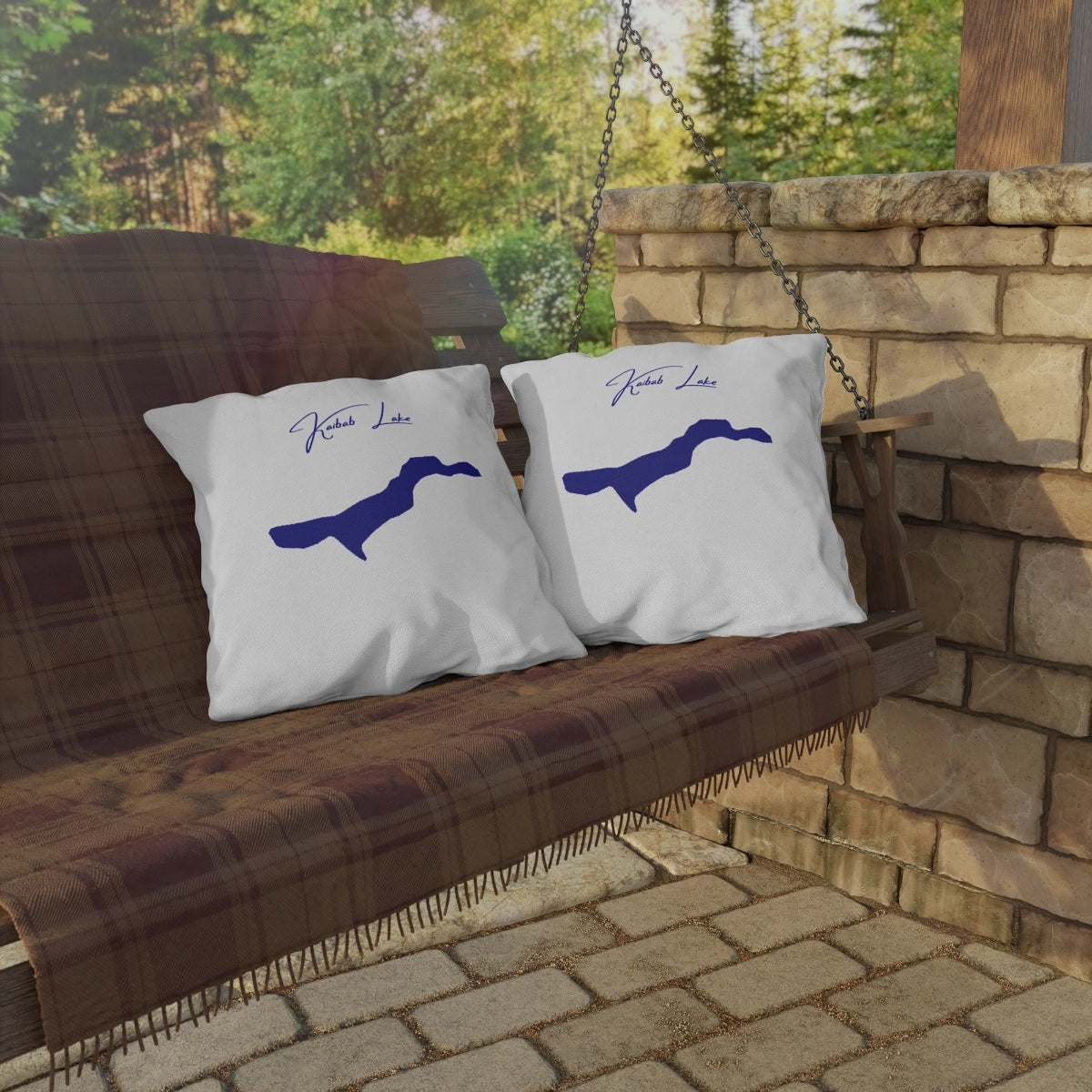 Arizona Kaibab Lake Outdoor Pillow all position view from context-2 20 x 20.webp
