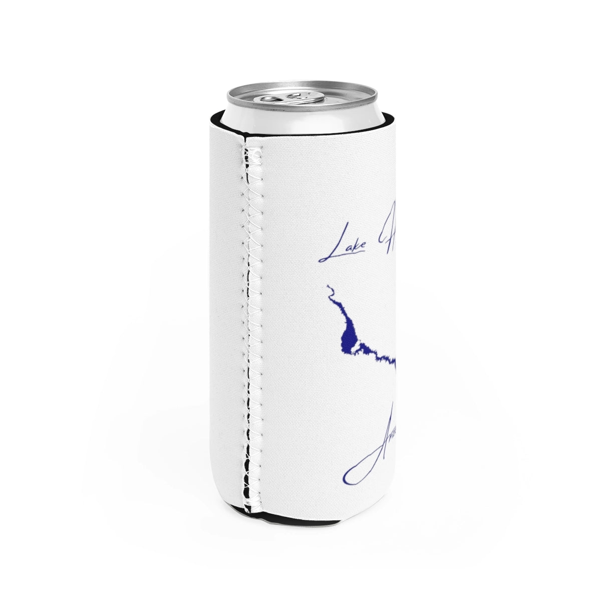 Arizona Lake Havasu Slim Can Koozie all position view from right white.webp