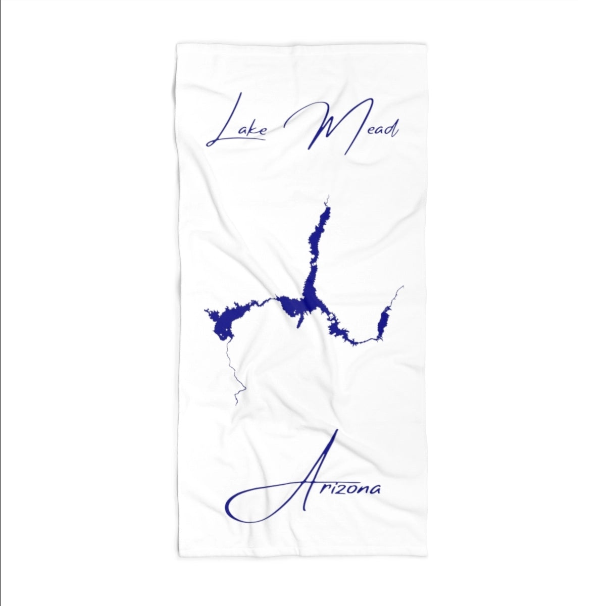 Arizona Lake Mead Beach Towel front position view from front 36 x 72.webp