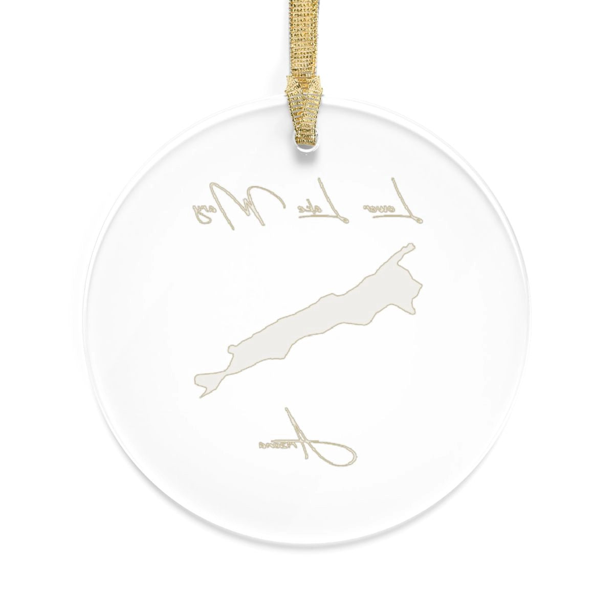 Arizona Lower Lake Mary Tree Ornament other position view from back round.webp