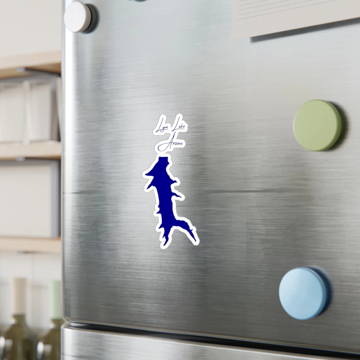 Arizona Lynx Lake Vinyl Decal other position view from context-2 4 x 6.webp