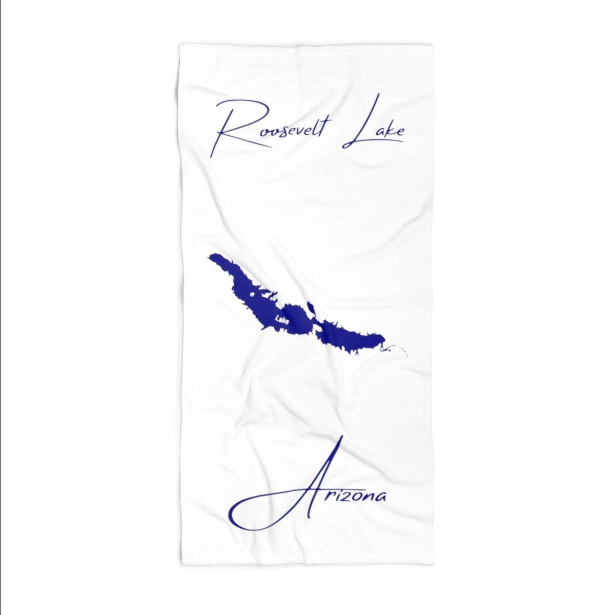 Arizona Roosevelt Lake Beach Towel front position view from front 36 x 72.webp