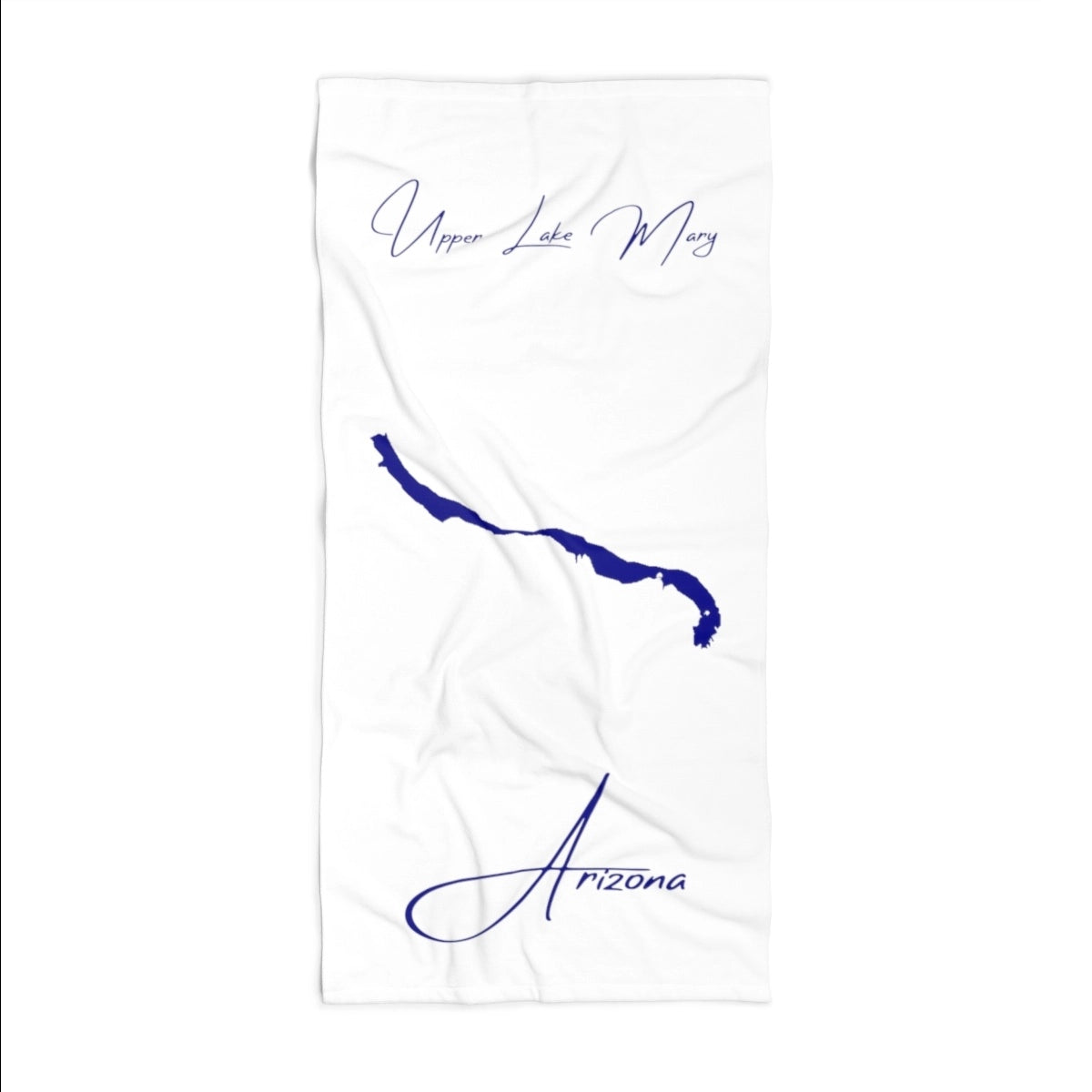 Arizona Upper Lake Mary Beach Towel front position view from front 36 x 72.webp