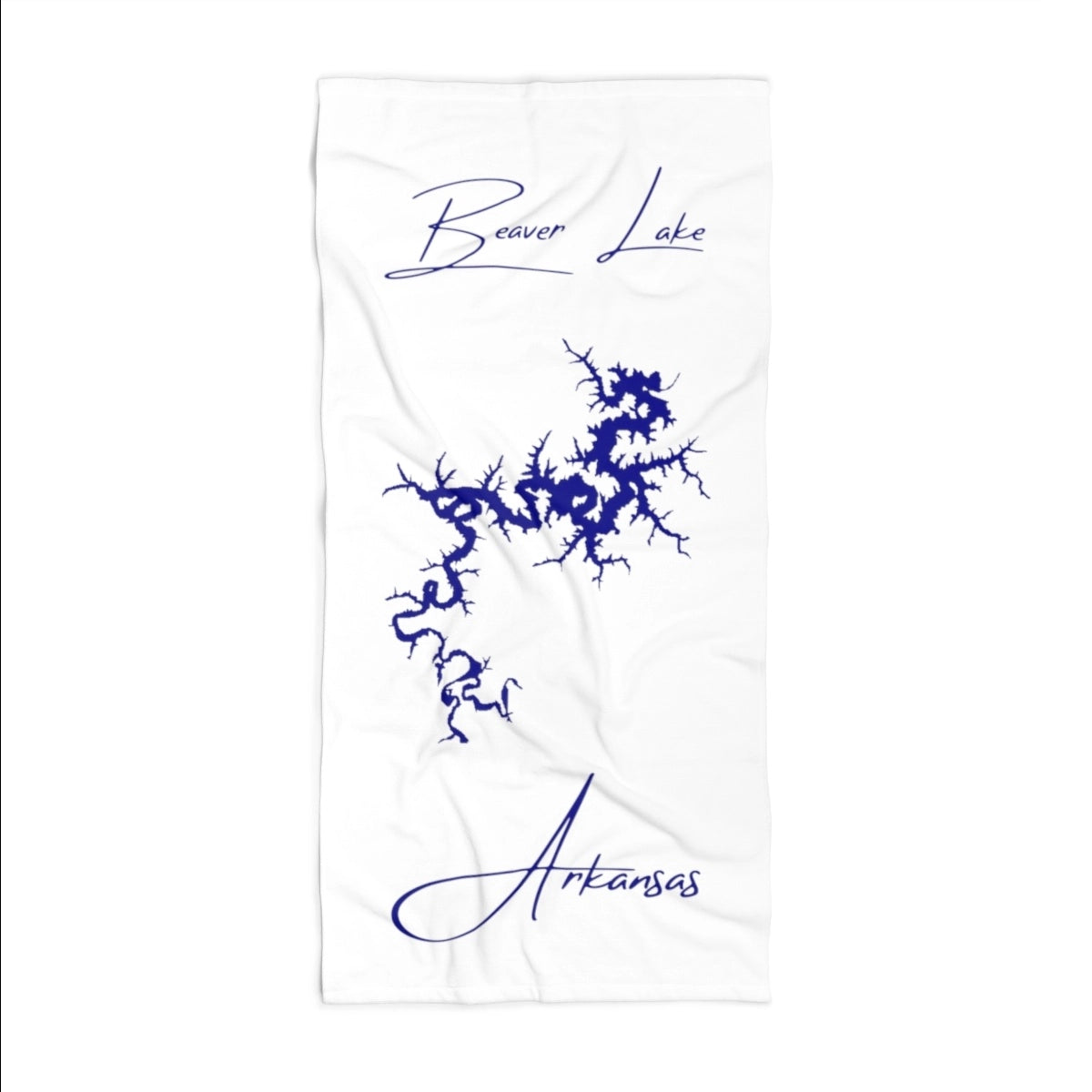 Arkansas Beaver Lake Beach Towel front position view from front 36 x 72.webp