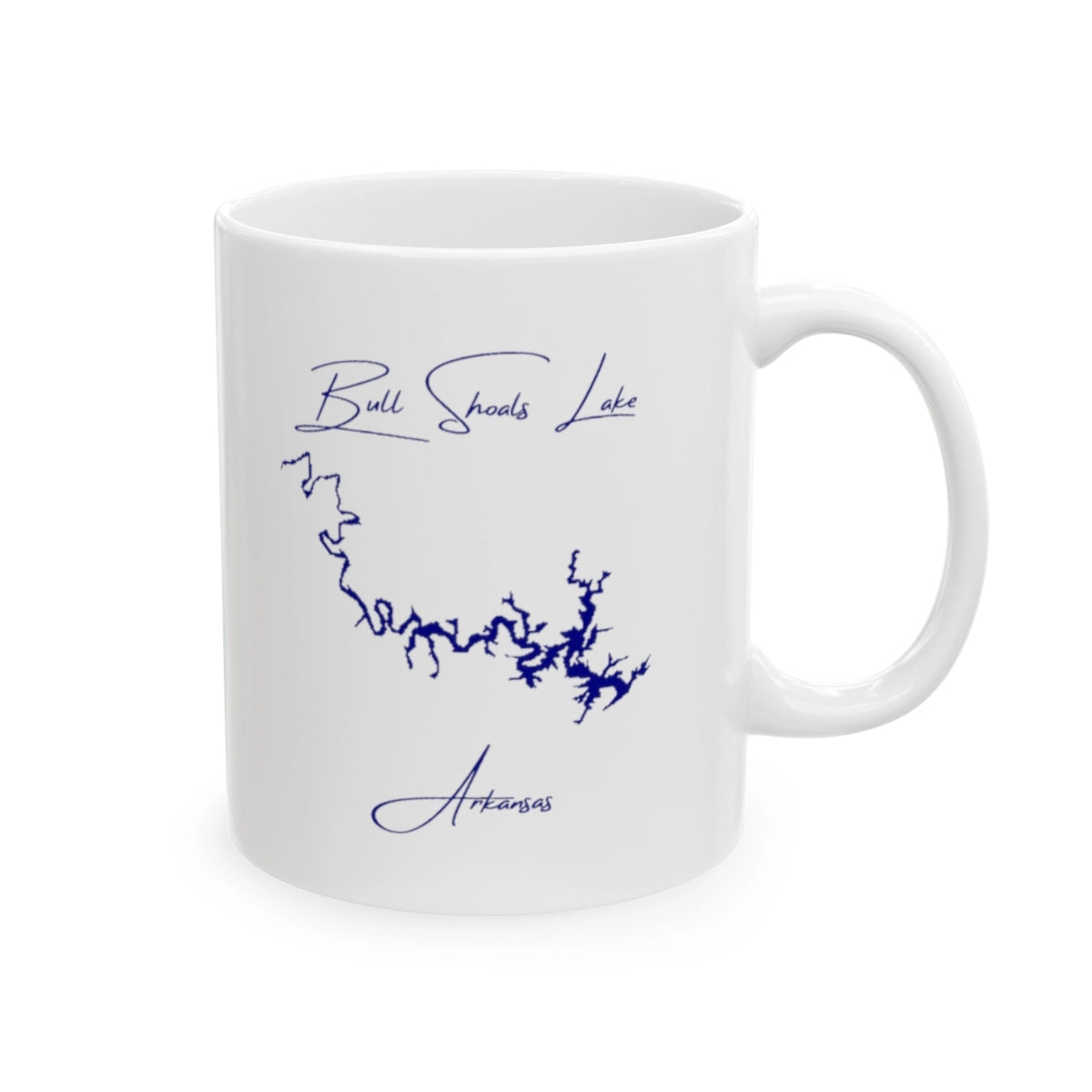 Arkansas Bull Shoals Lake Ceramic Mug other position view from right 11oz.webp