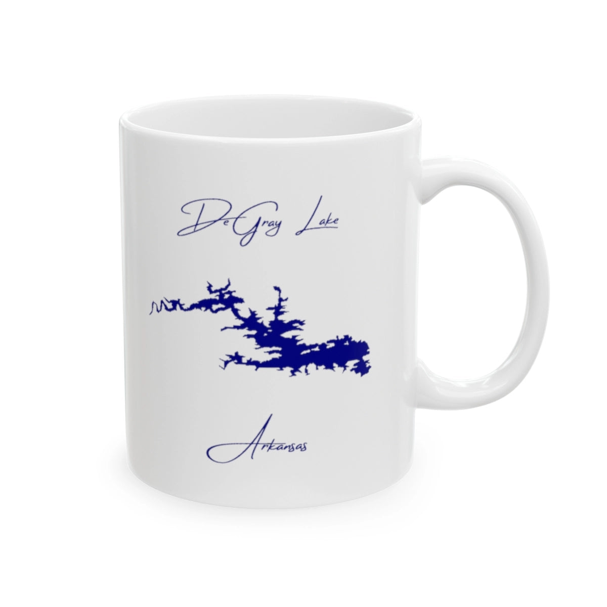 Arkansas DeGray Lake Ceramic Mug other position view from right 11oz.webp