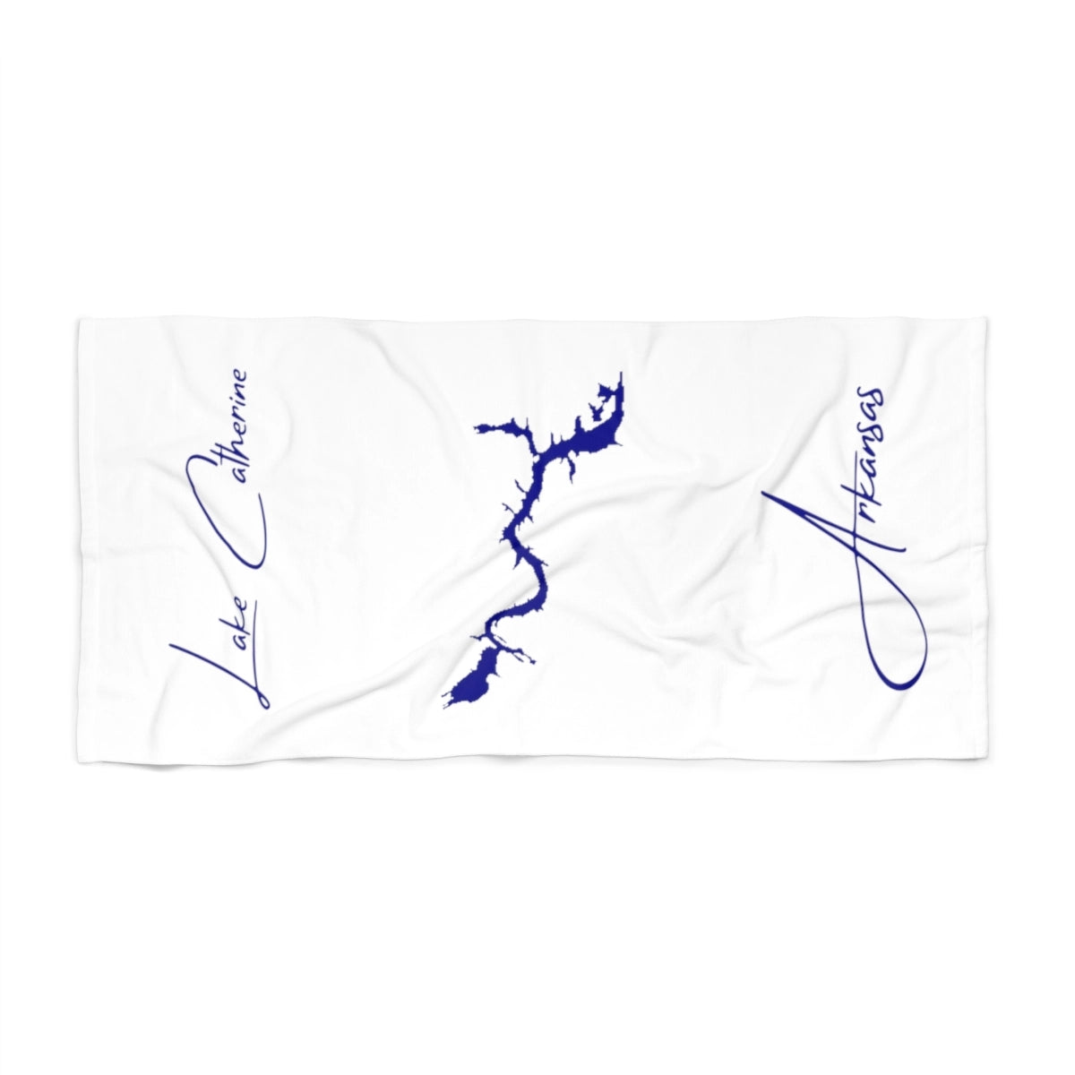 Arkansas Lake Catherine Beach Towel front position view from front 36 x 72.webp