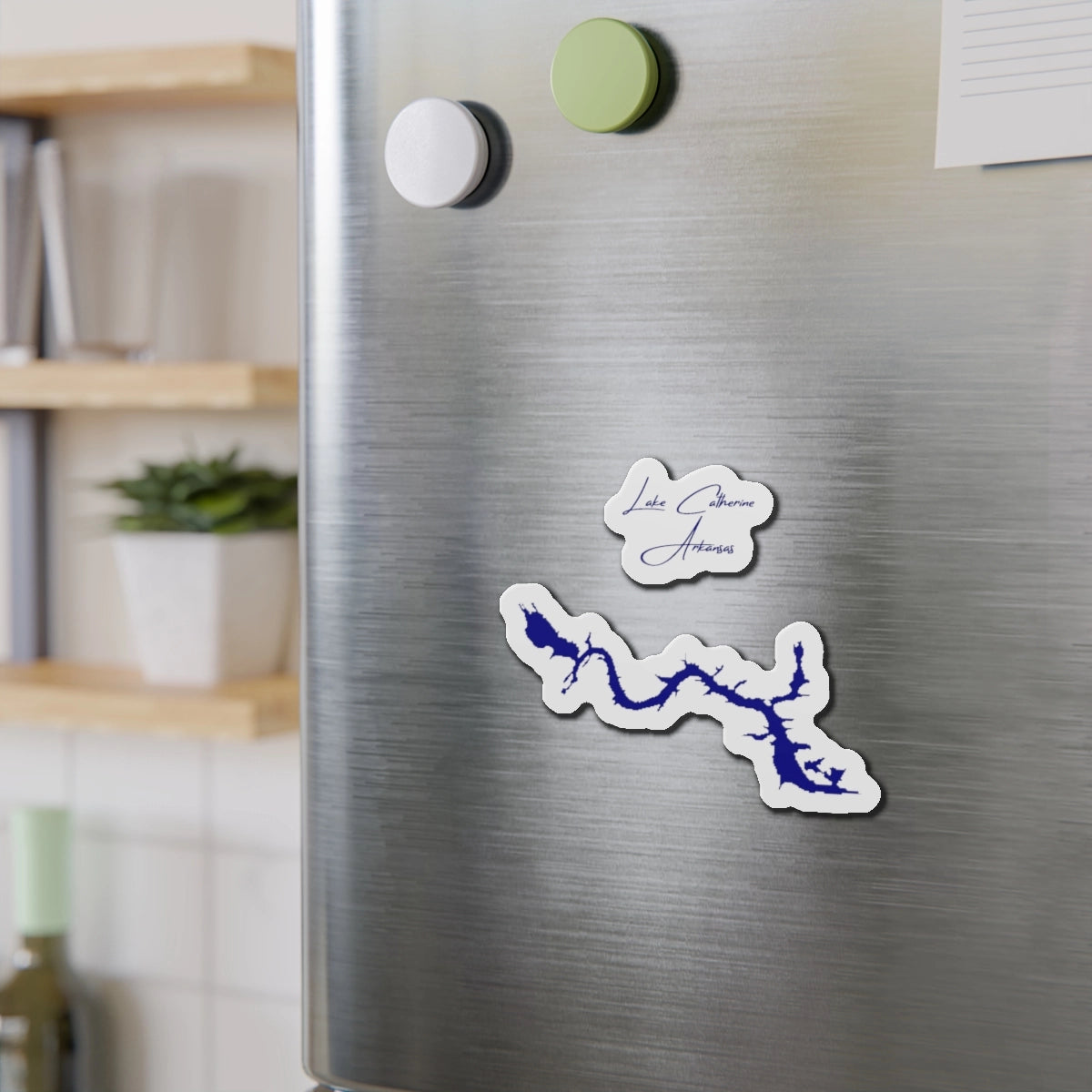 Arkansas Lake Catherine Die Cut Magnet front position view from context-2 4 x 4.webp