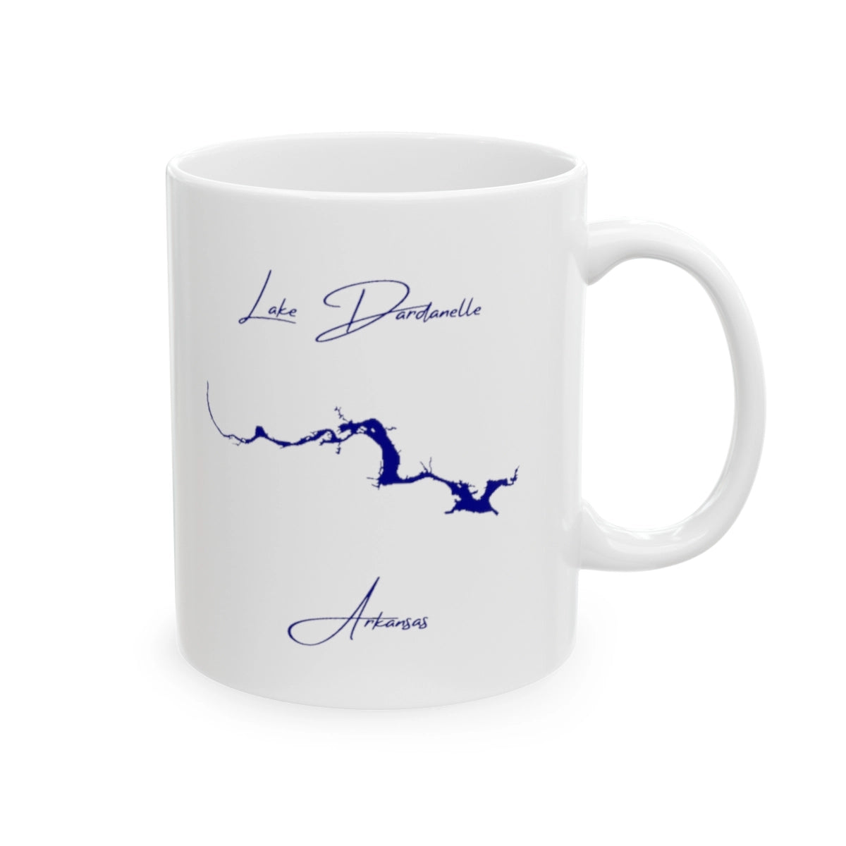 Arkansas Lake Dardanelle Ceramic Mug other position view from right 11oz.webp