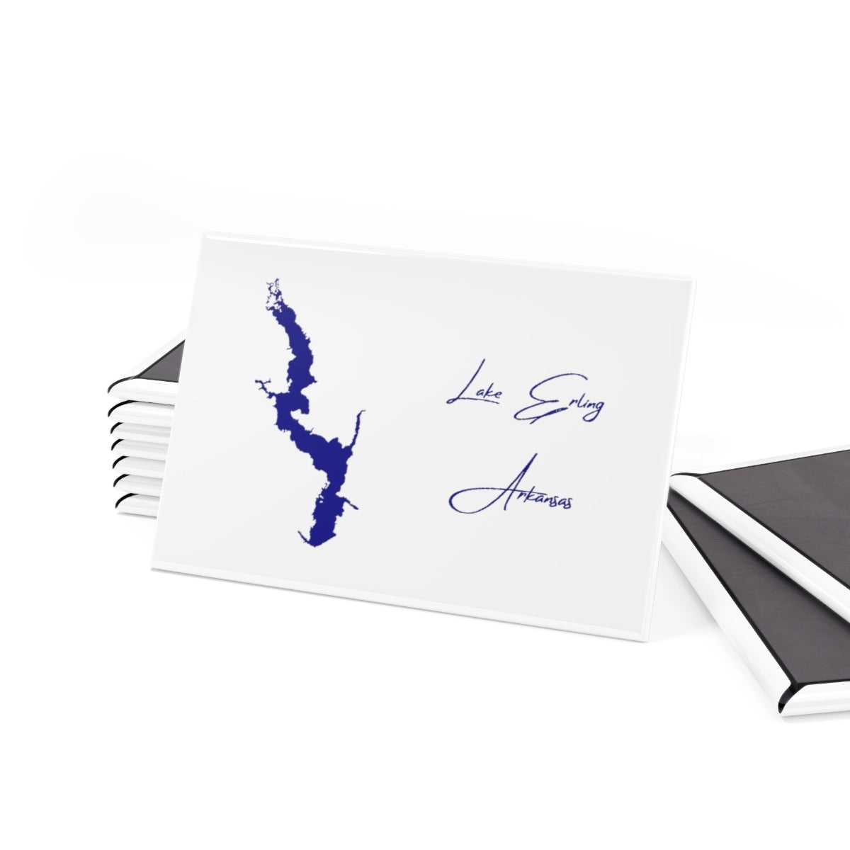 Arkansas Lake Erling Magnet front position view from set 2 x 3.webp