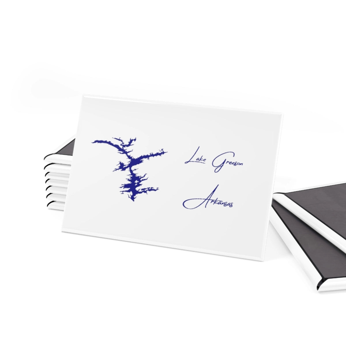 Arkansas Lake Greeson Magnet front position view from set 2 x 3.webp