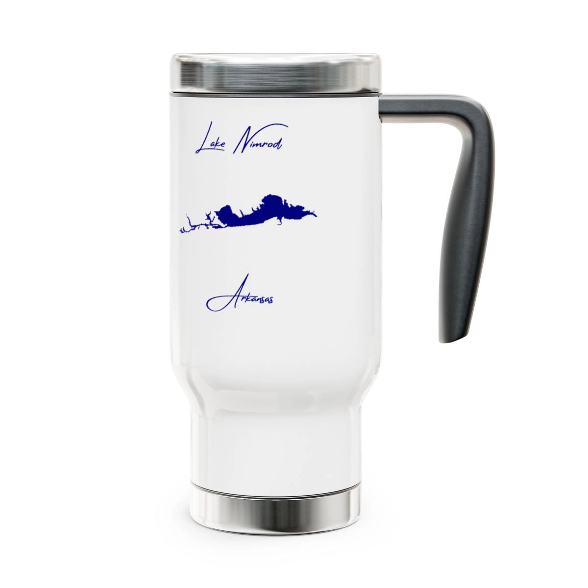 Arkansas Lake Nimrod Travel Mug other position view from right 14oz.webp