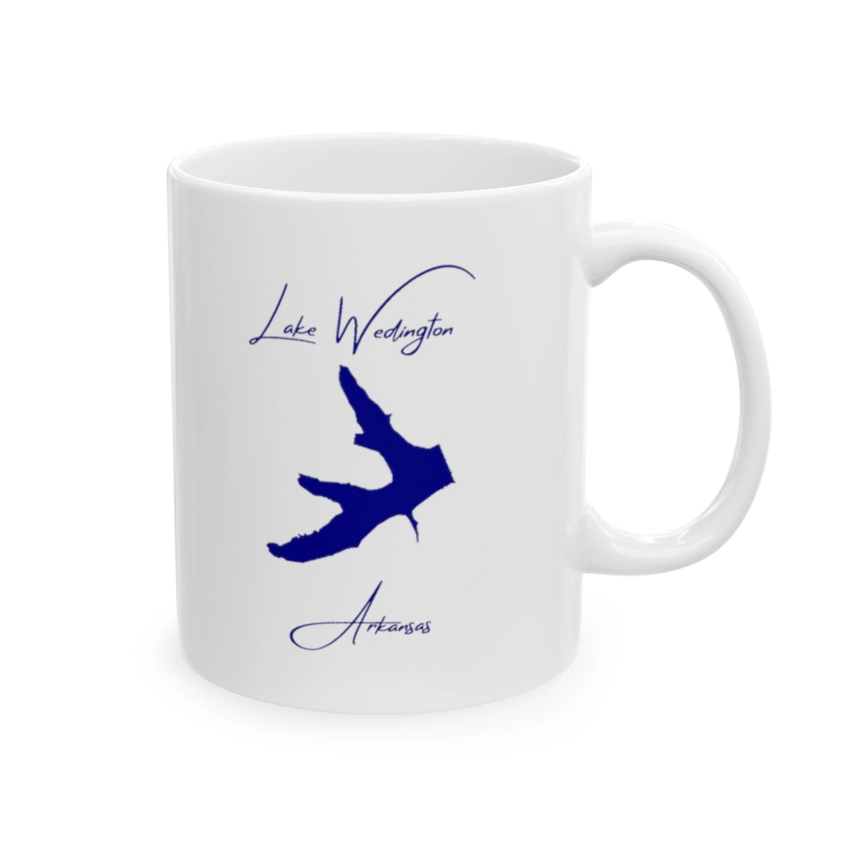 Arkansas Lake Wedington Ceramic Mug other position view from right 11oz.webp