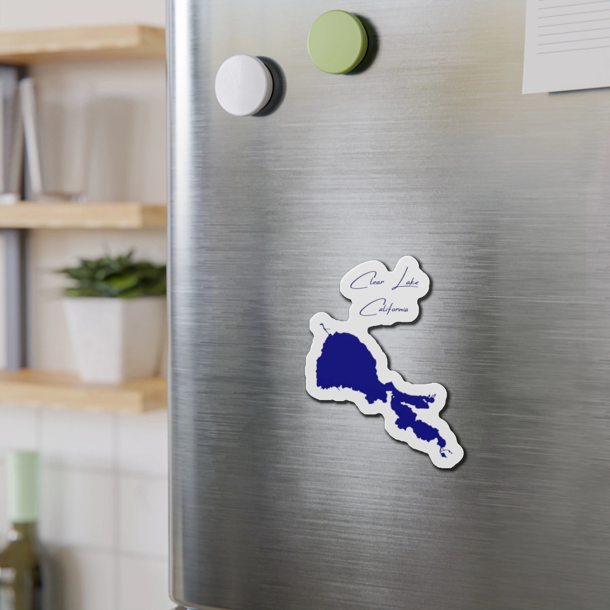 California Clear Lake Die Cut Magnet front position view from context-2 4 x 4.webp