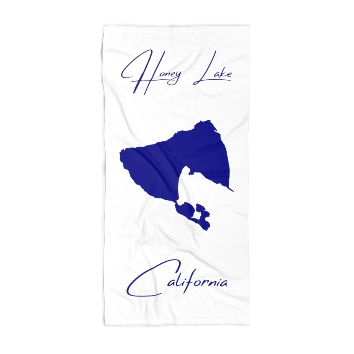 California Honey Lake Beach Towel front position view from front 36 x 72.webp