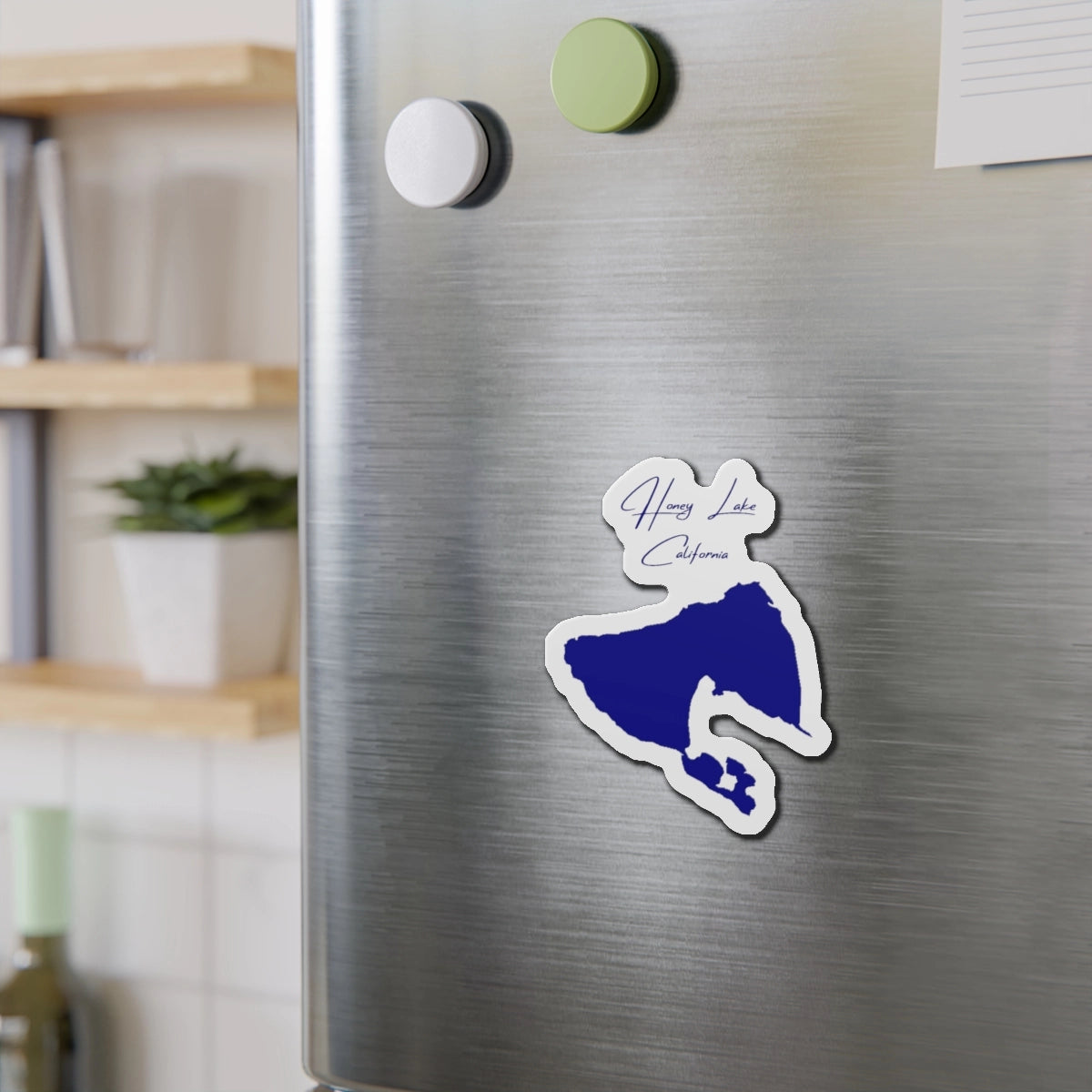 California Honey Lake Die Cut Magnet front position view from context-2 4 x 4.webp