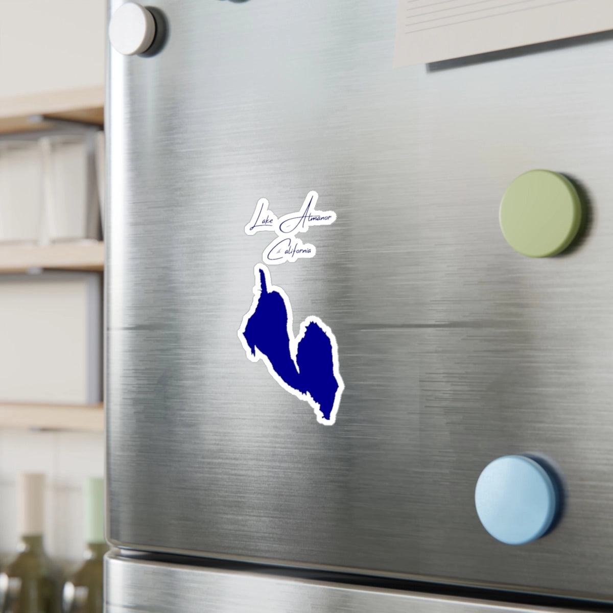 California Lake Almanor Vinyl Decal other position view from context-2 4 x 6.webp