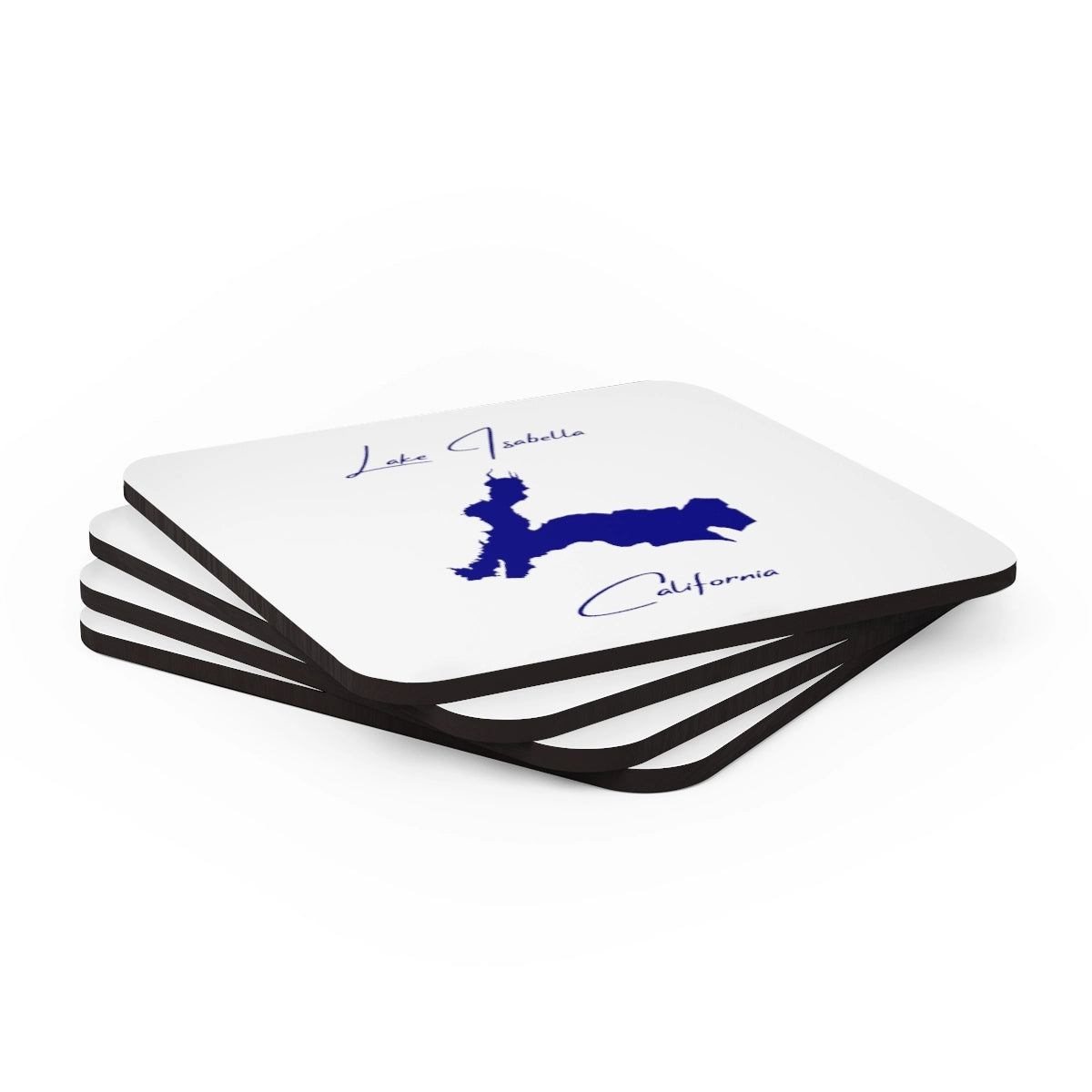 California Lake Isabella Coaster Set front position view from stacked 3.75 x 3.75.webp