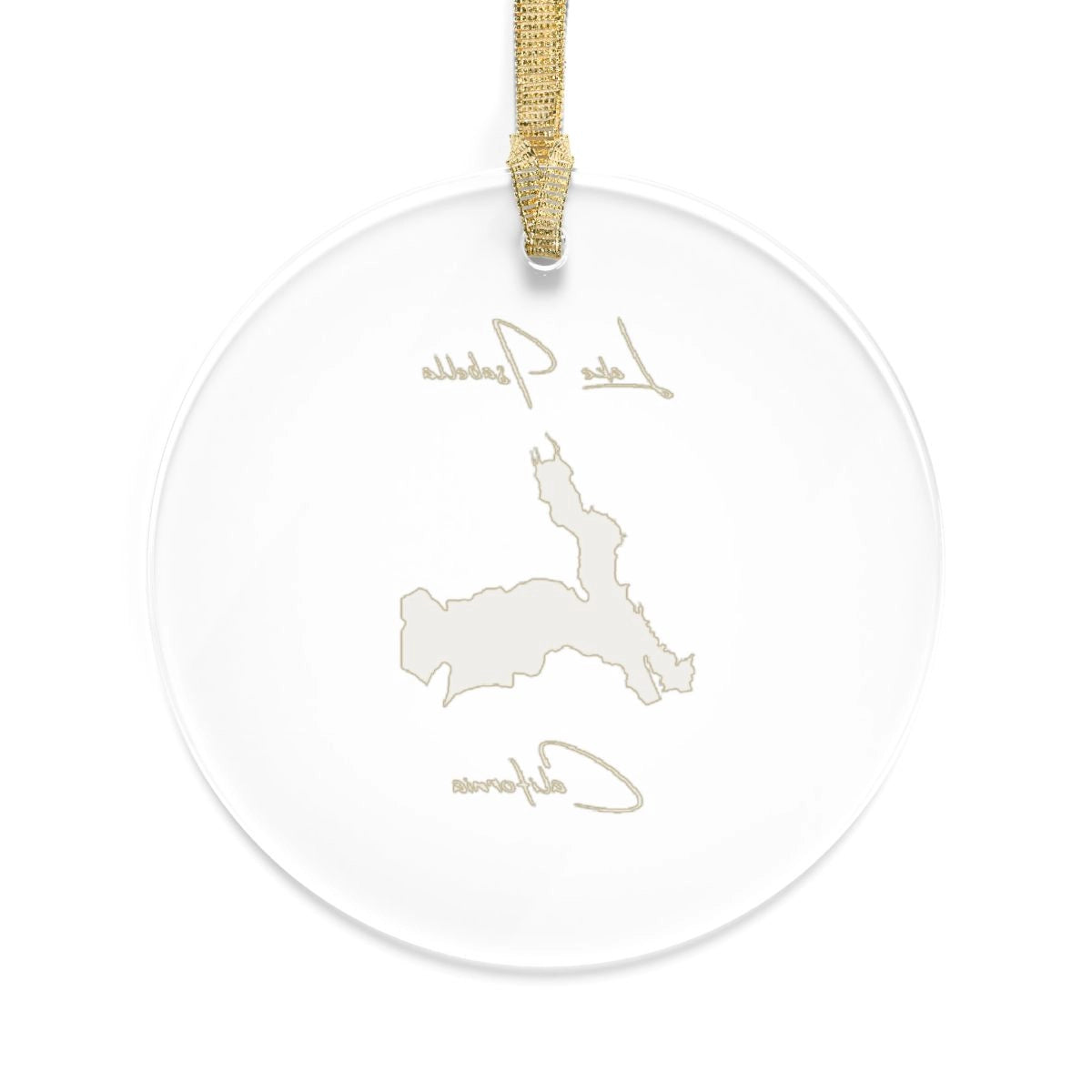 California Lake Isabella Tree Ornament other position view from back round.webp