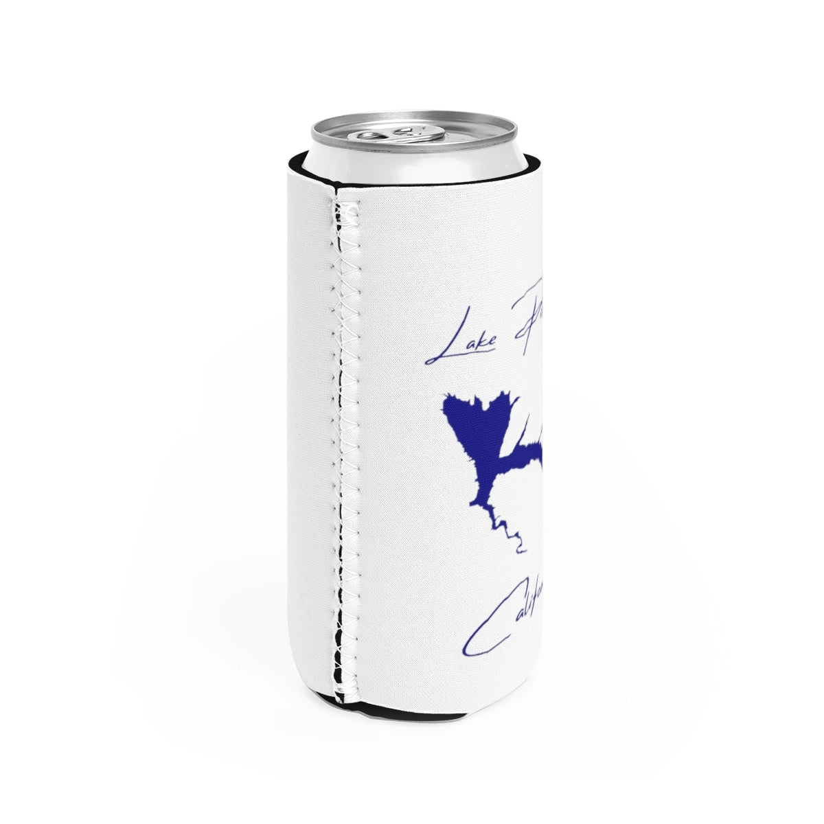 California Lake Pillsbury Slim Can Koozie all position view from right white.webp