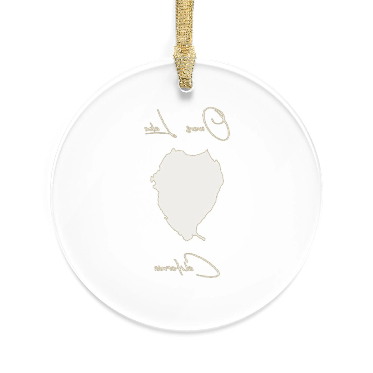 California Owens Lake Tree Ornament other position view from back round.webp