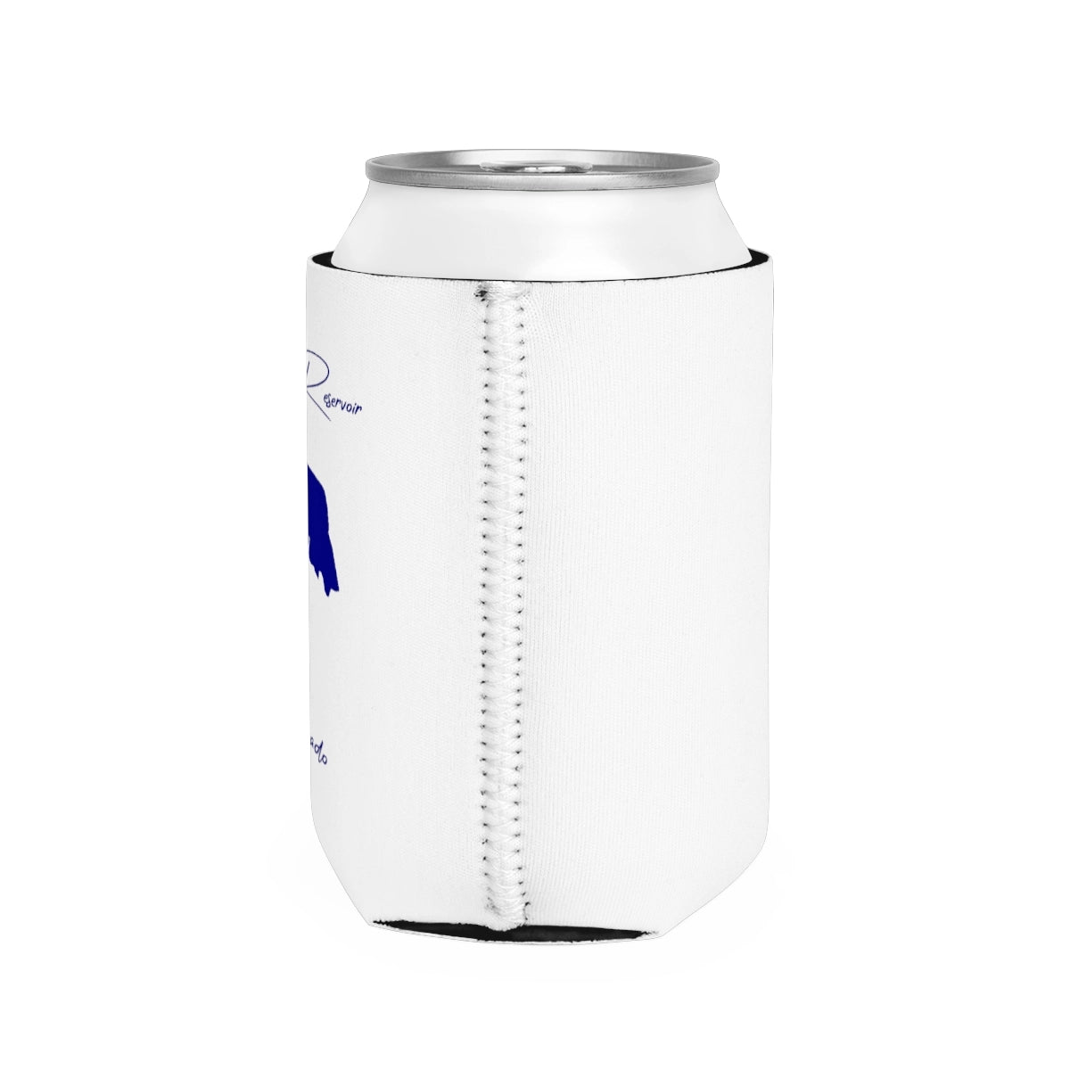 Colorado Chatfield Reservoir Can Koozie all position view from right white.webp