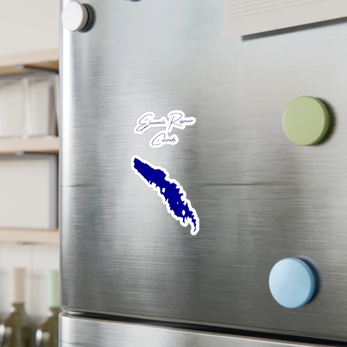 Colorado Elevenmile Reservoir Vinyl Decal other position view from context-2 4 x 6.webp