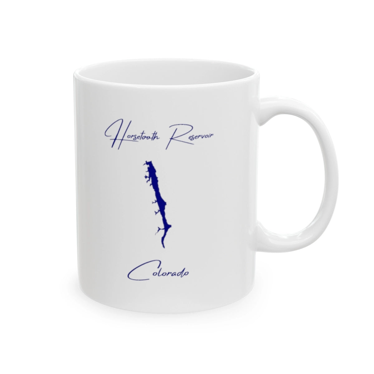 Colorado Horsetooth Reservoir Ceramic Mug other position view from right 11oz.webp